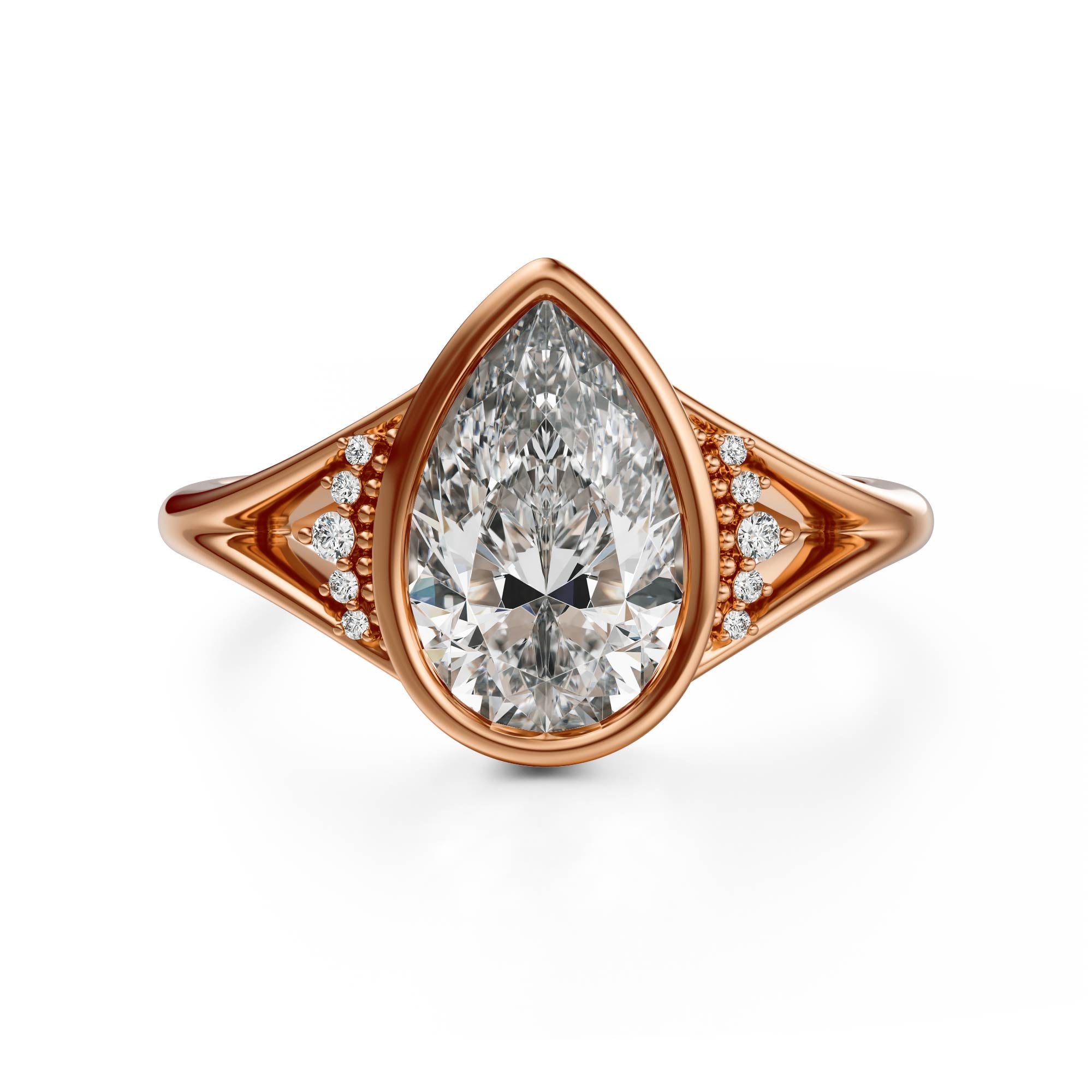 The Bezel Serendipity Ring | Pear