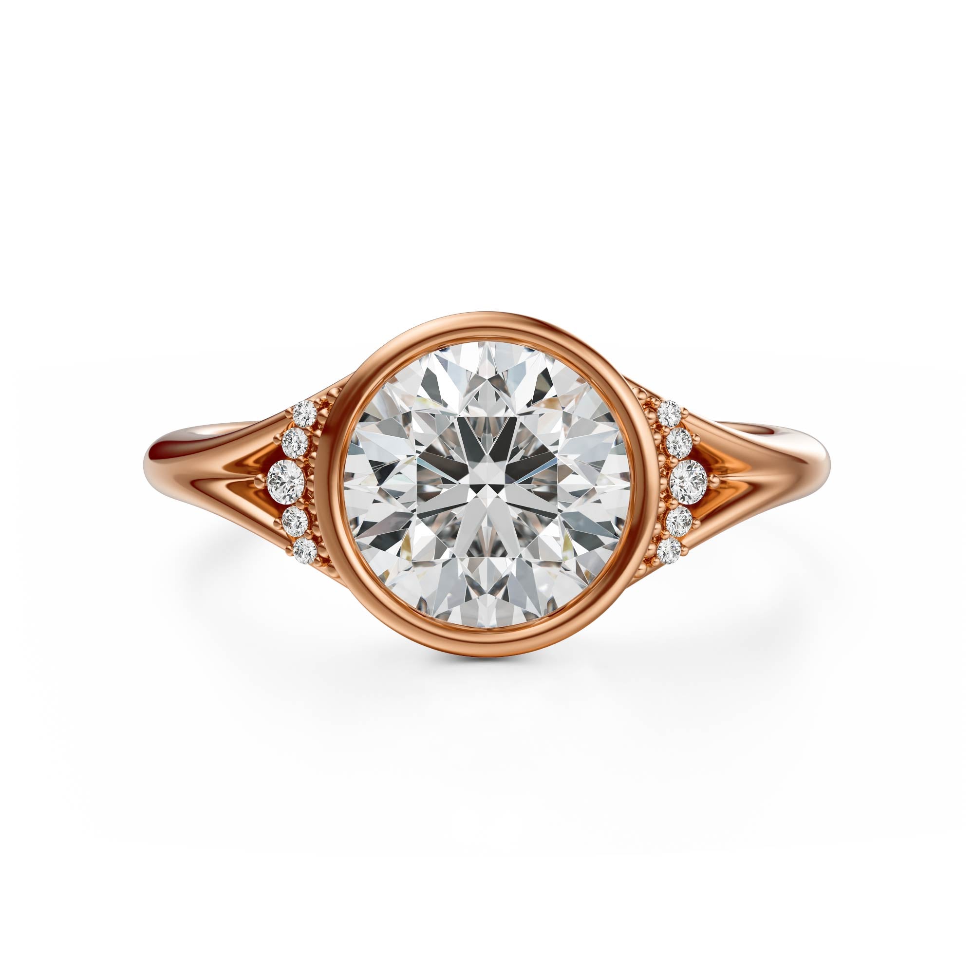 The Bezel Serendipity Ring | Round