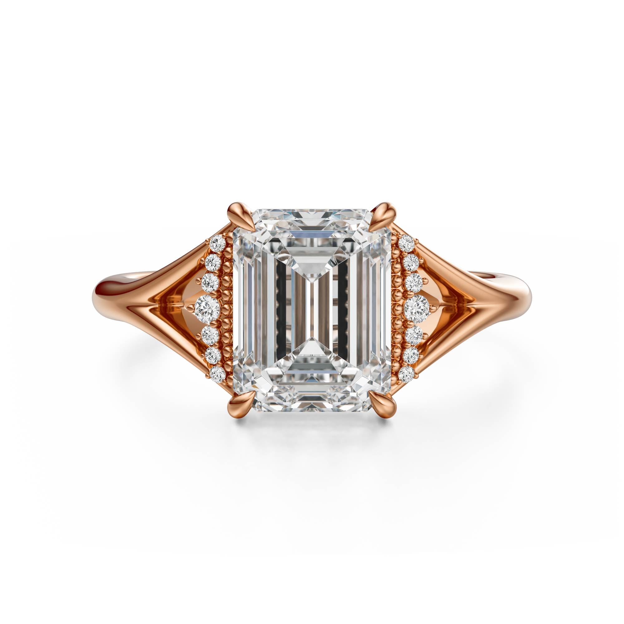 The Serendipity Ring | Emerald Cut