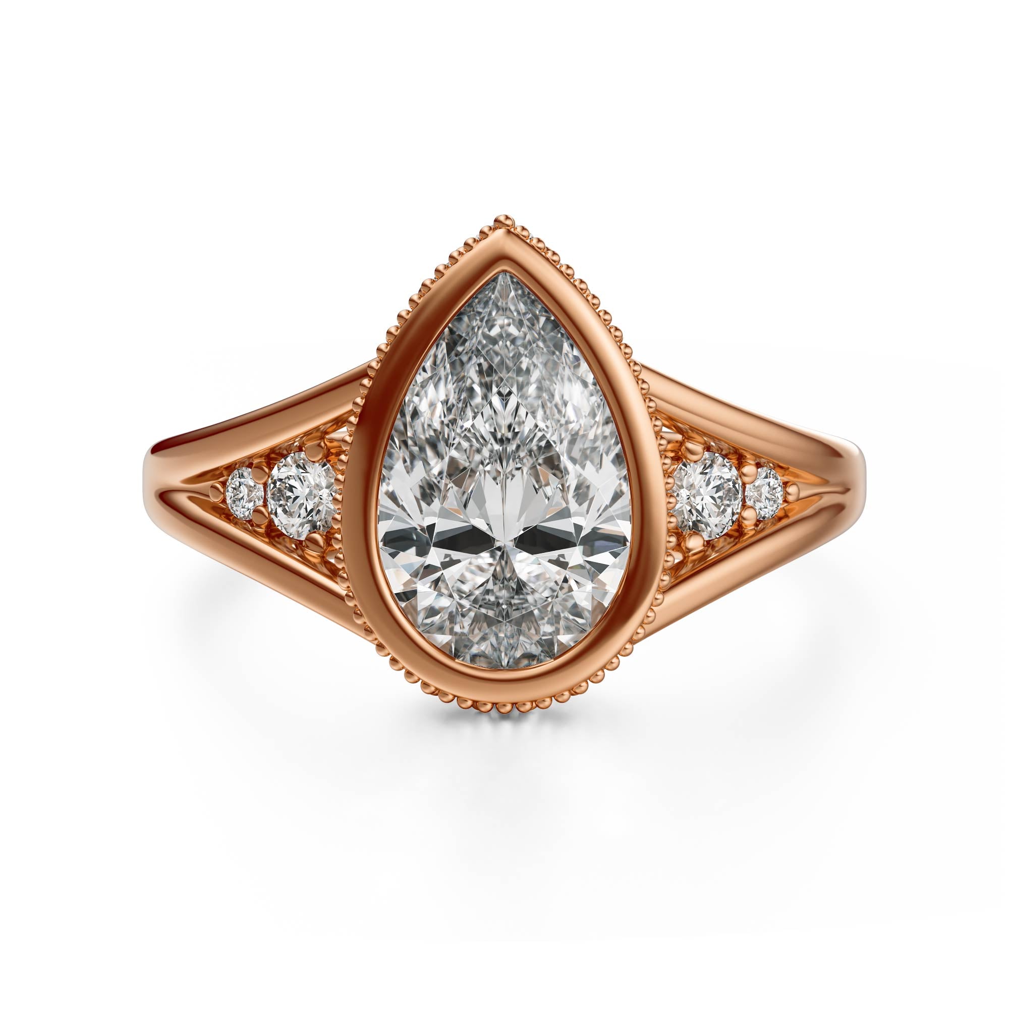 The Sitara Ring | Pear - Lavender Creek Gems