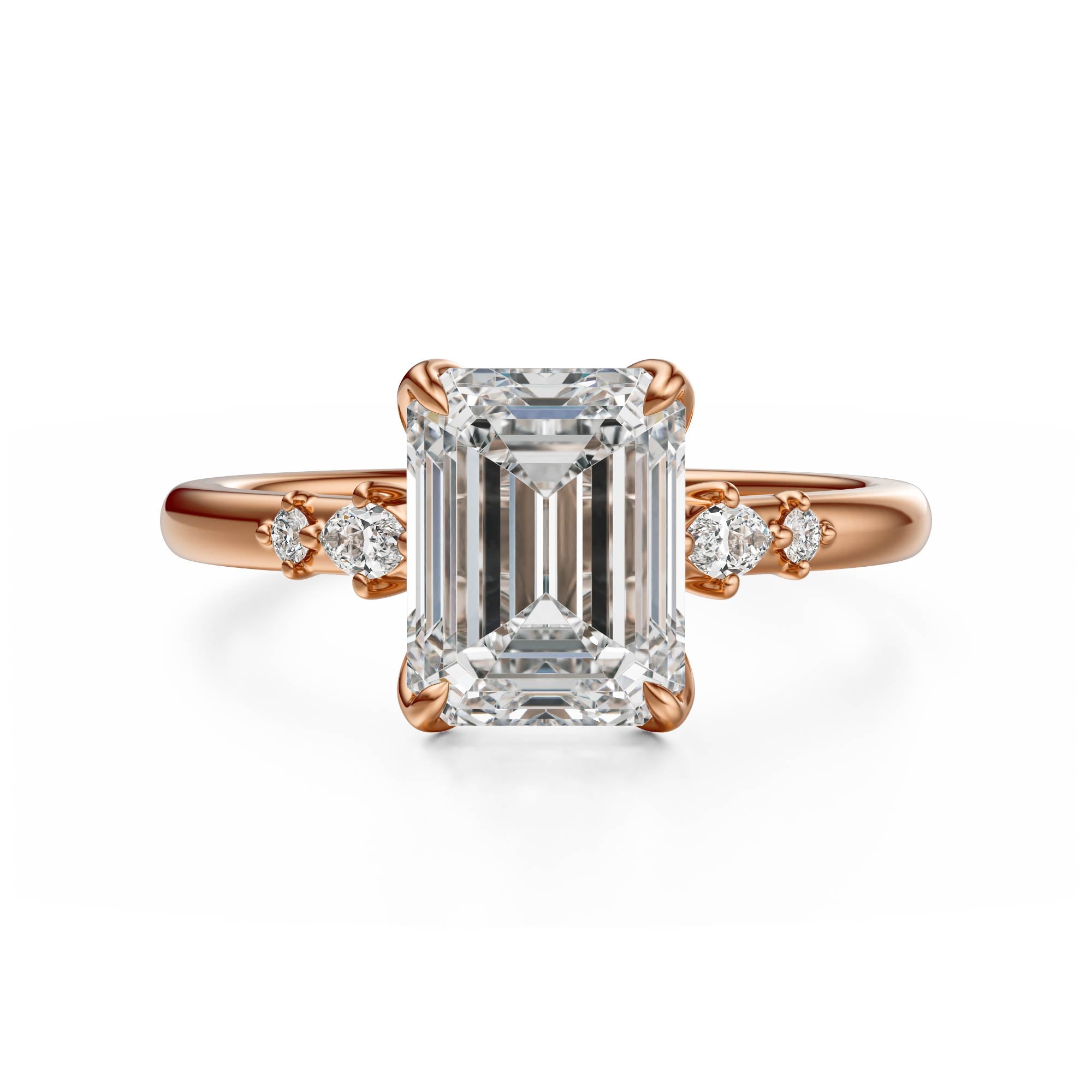 The Skye Ring | Emerald Cut - Lavender Creek Gems
