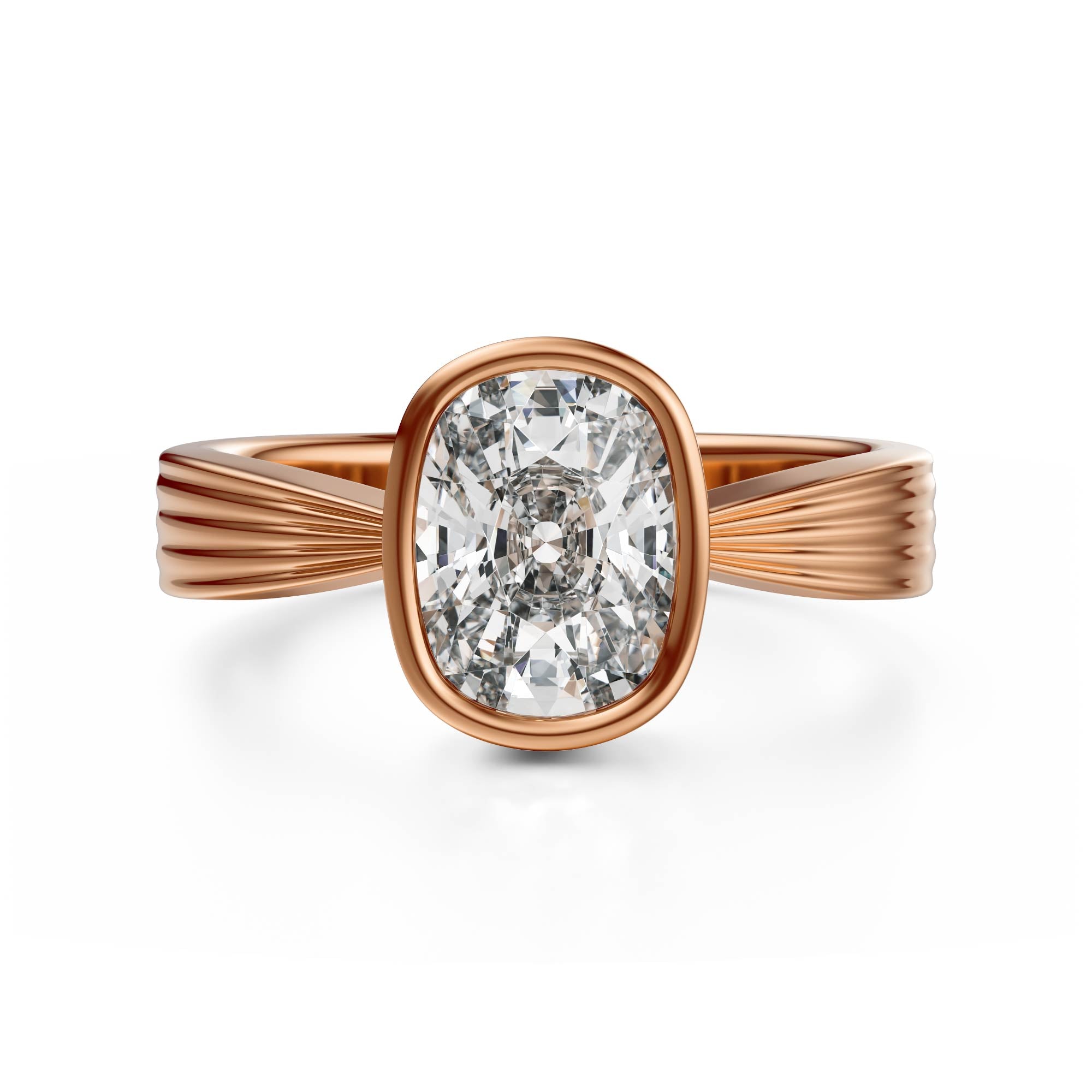 The Veil Ring | Elongated Cushion - Lavender Creek Gems