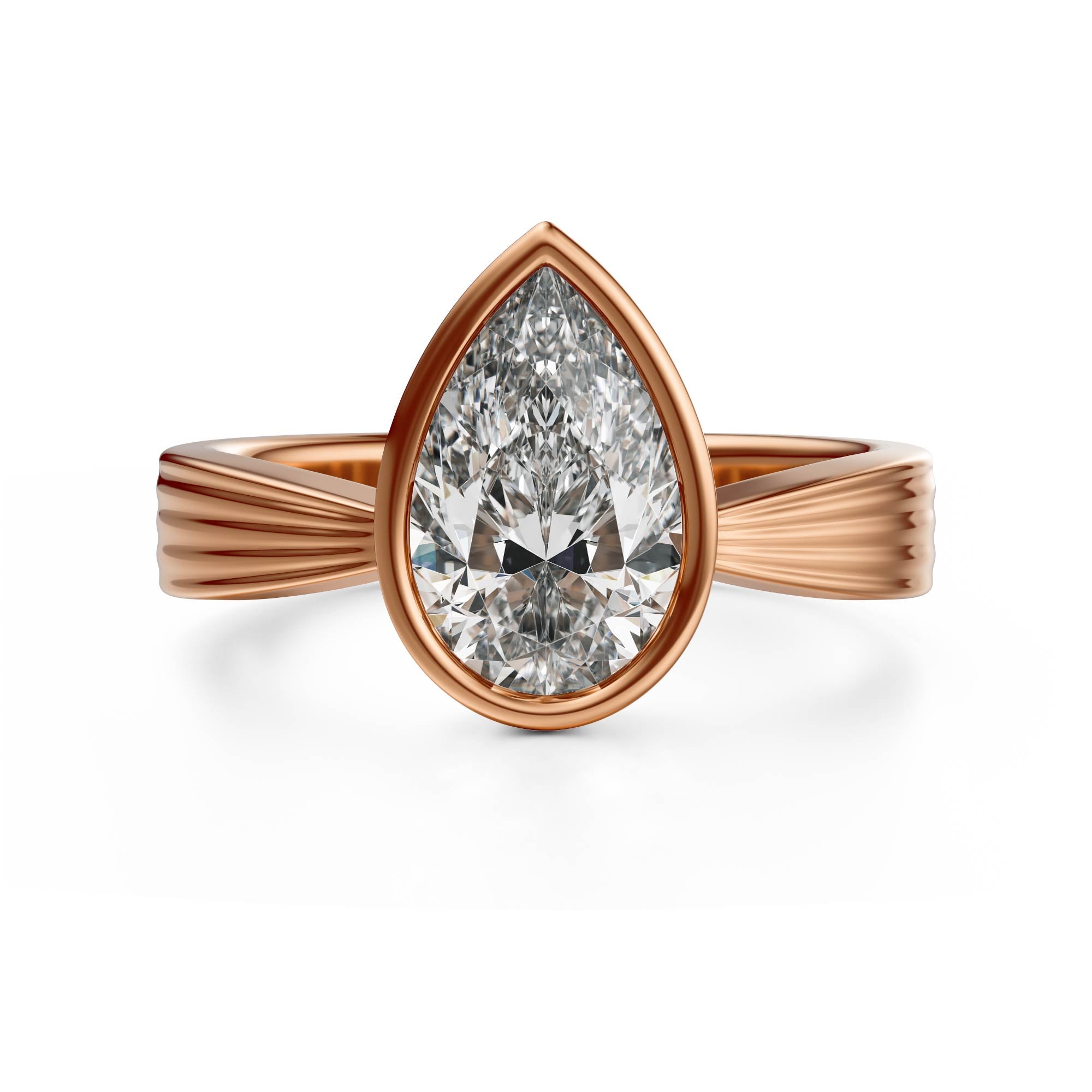 The Veil Ring | Pear - Lavender Creek Gems