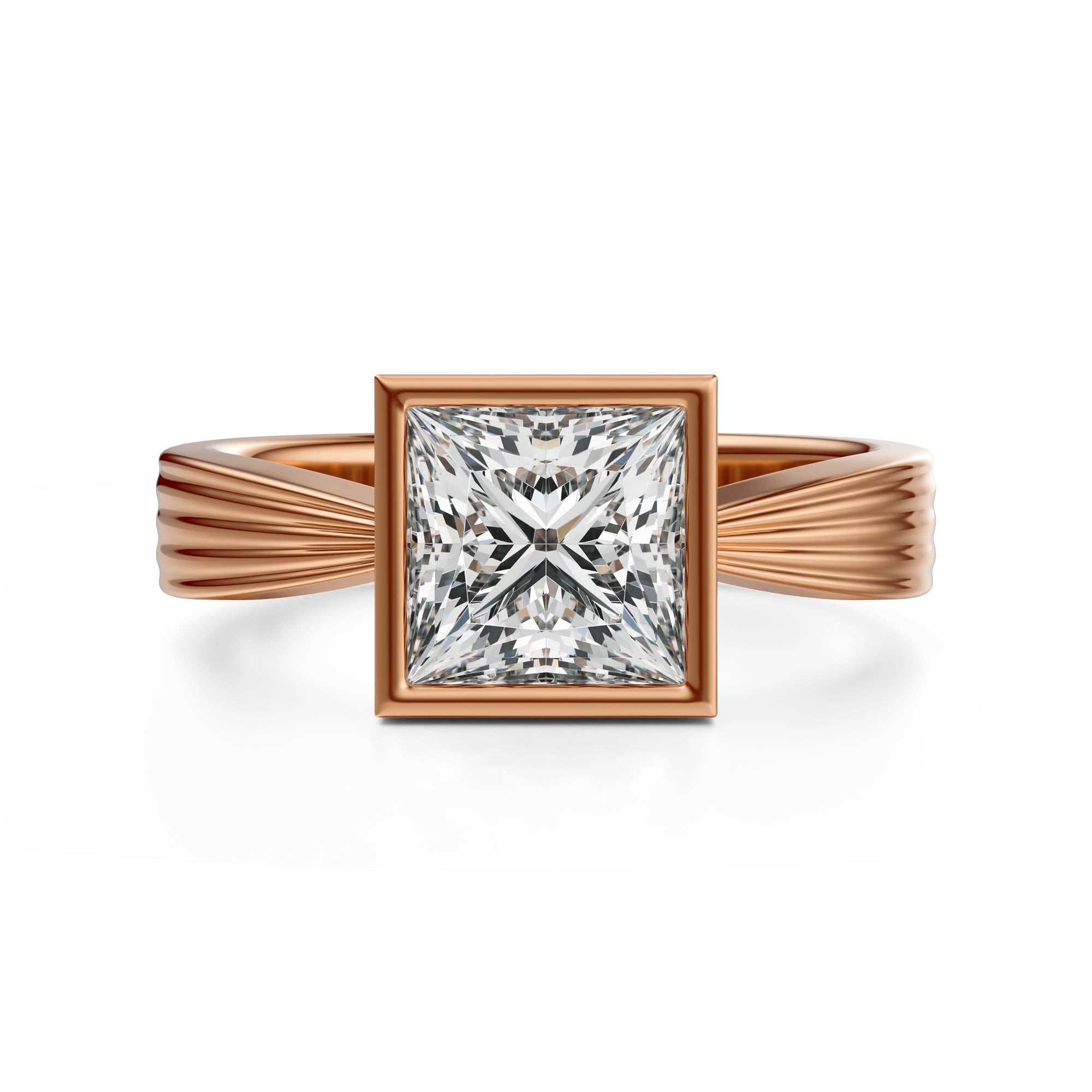 The Veil Ring | Princess | Setting Only - Lavender Creek Gems