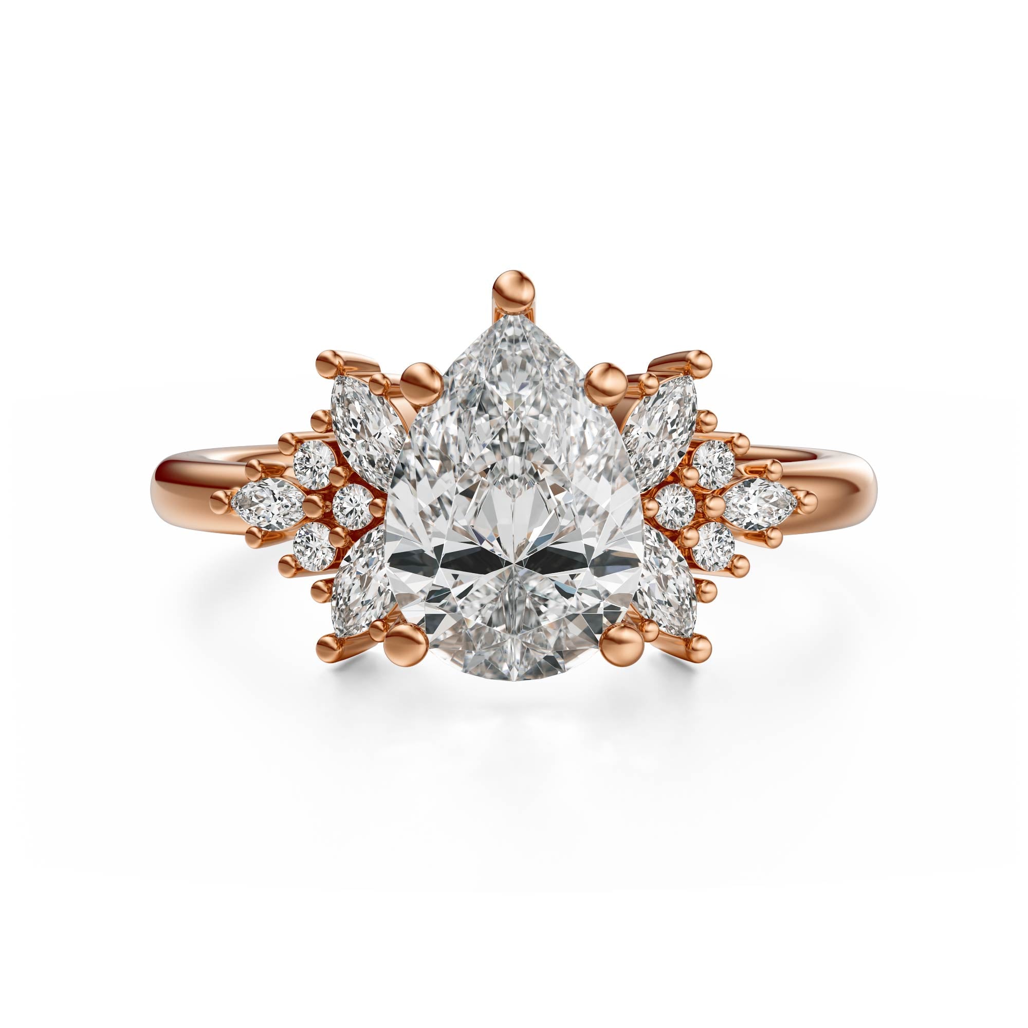 The Veraine Ring | Pear | Setting Only