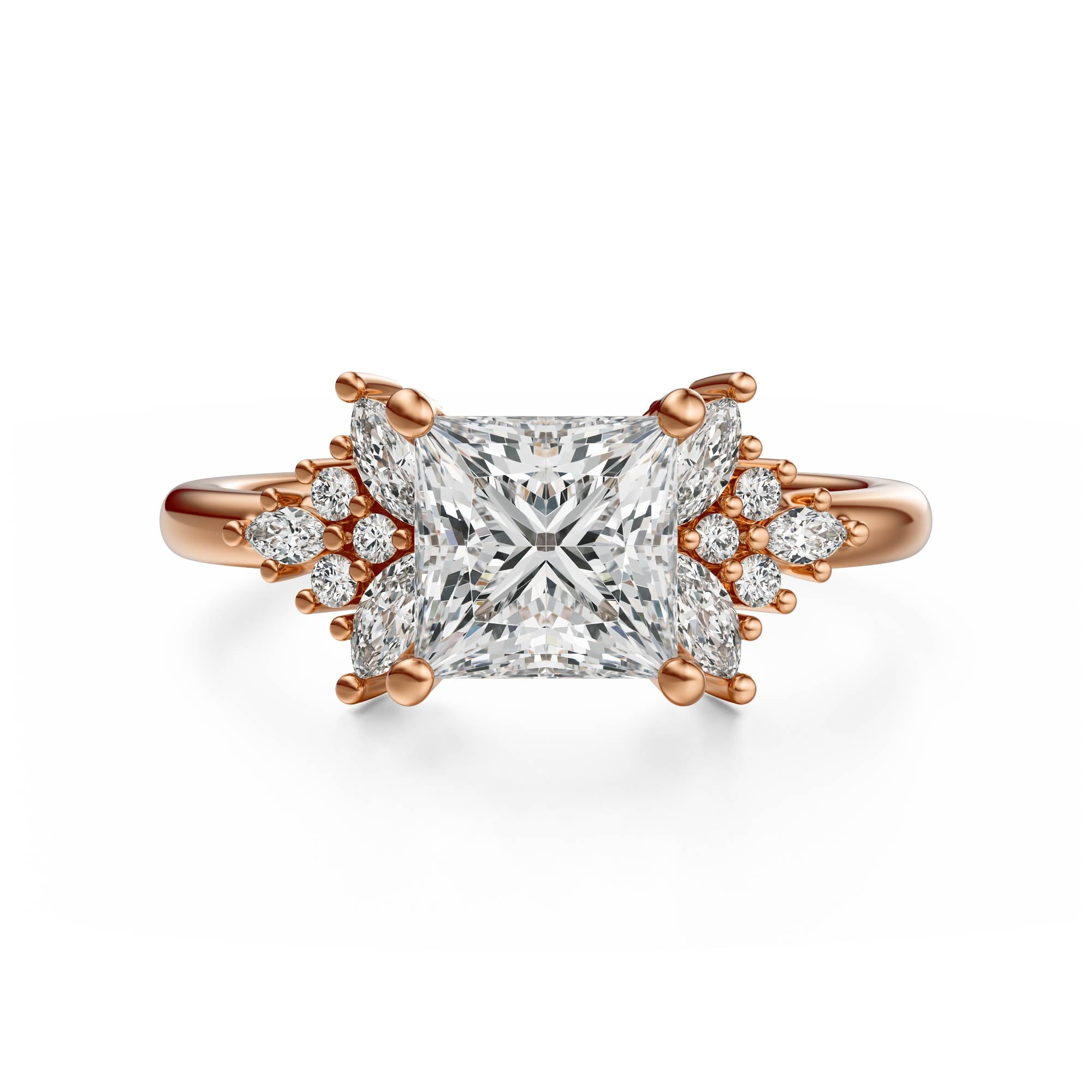 The Veraine Ring | Princess | Setting Only