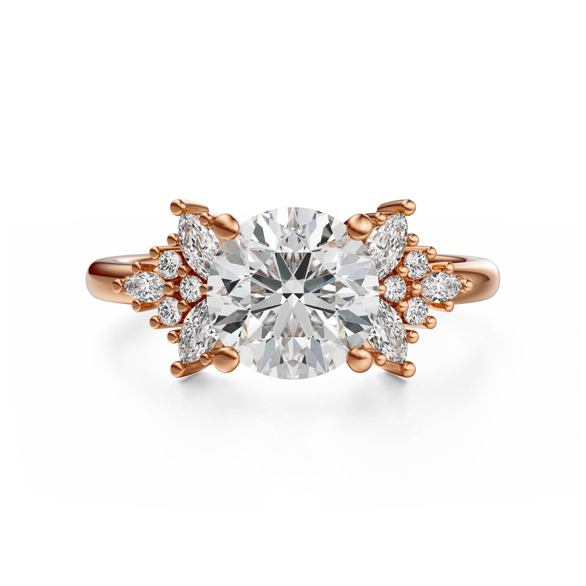 The Veraine Ring | Round | Setting Only