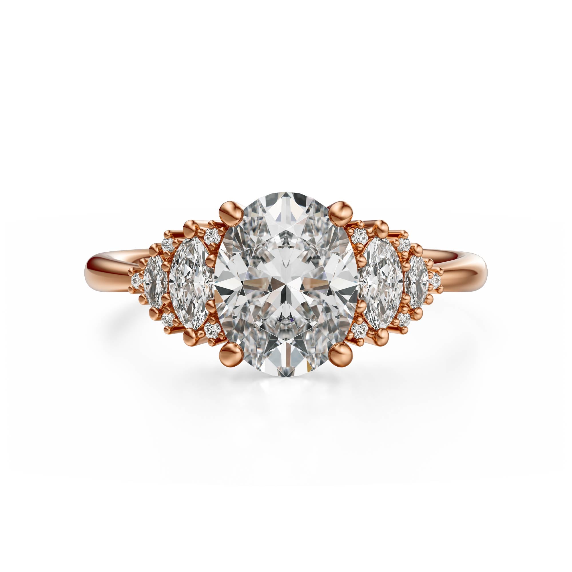 The Vivienne Ring | Oval | Setting Only