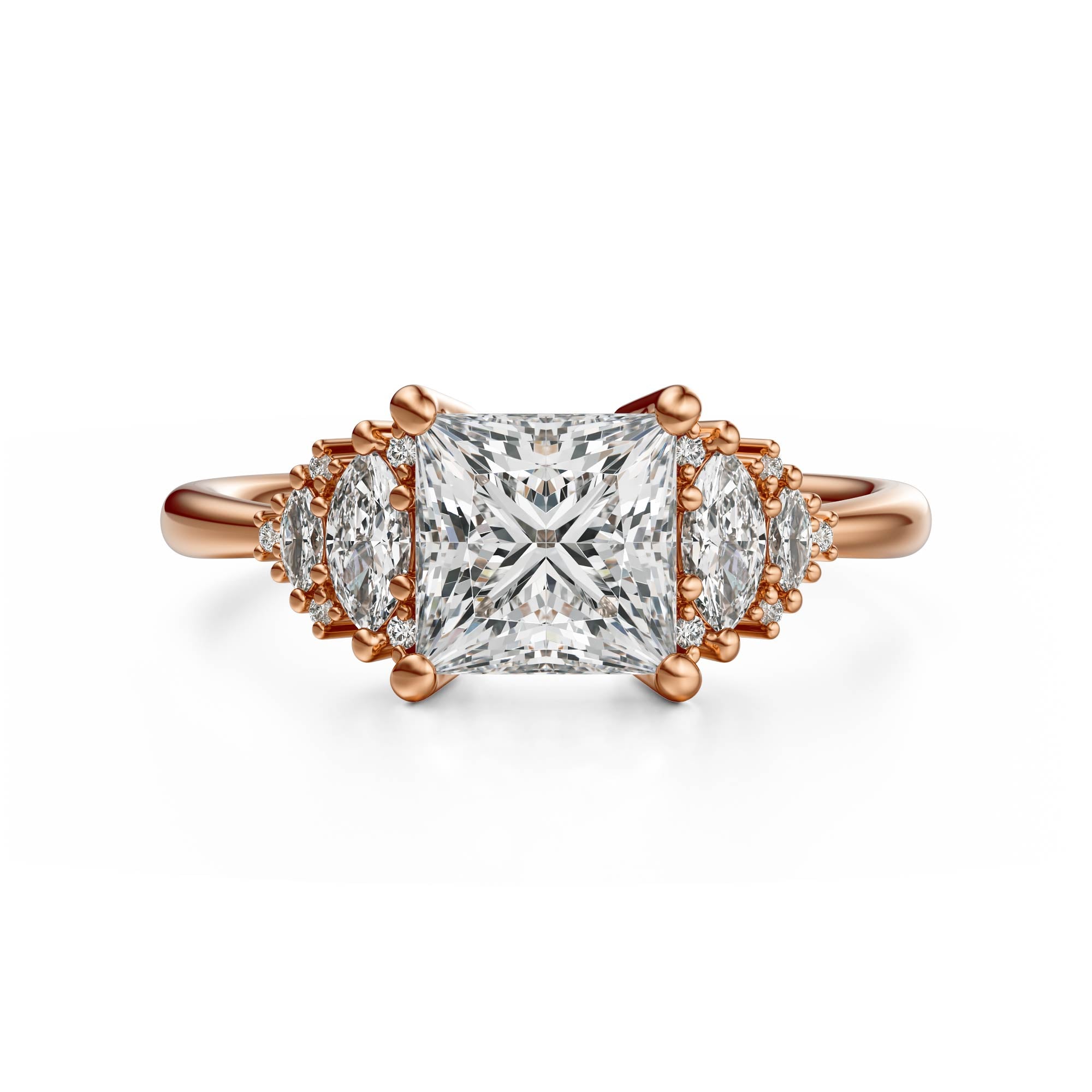 The Vivienne Ring | Princess | Setting Only