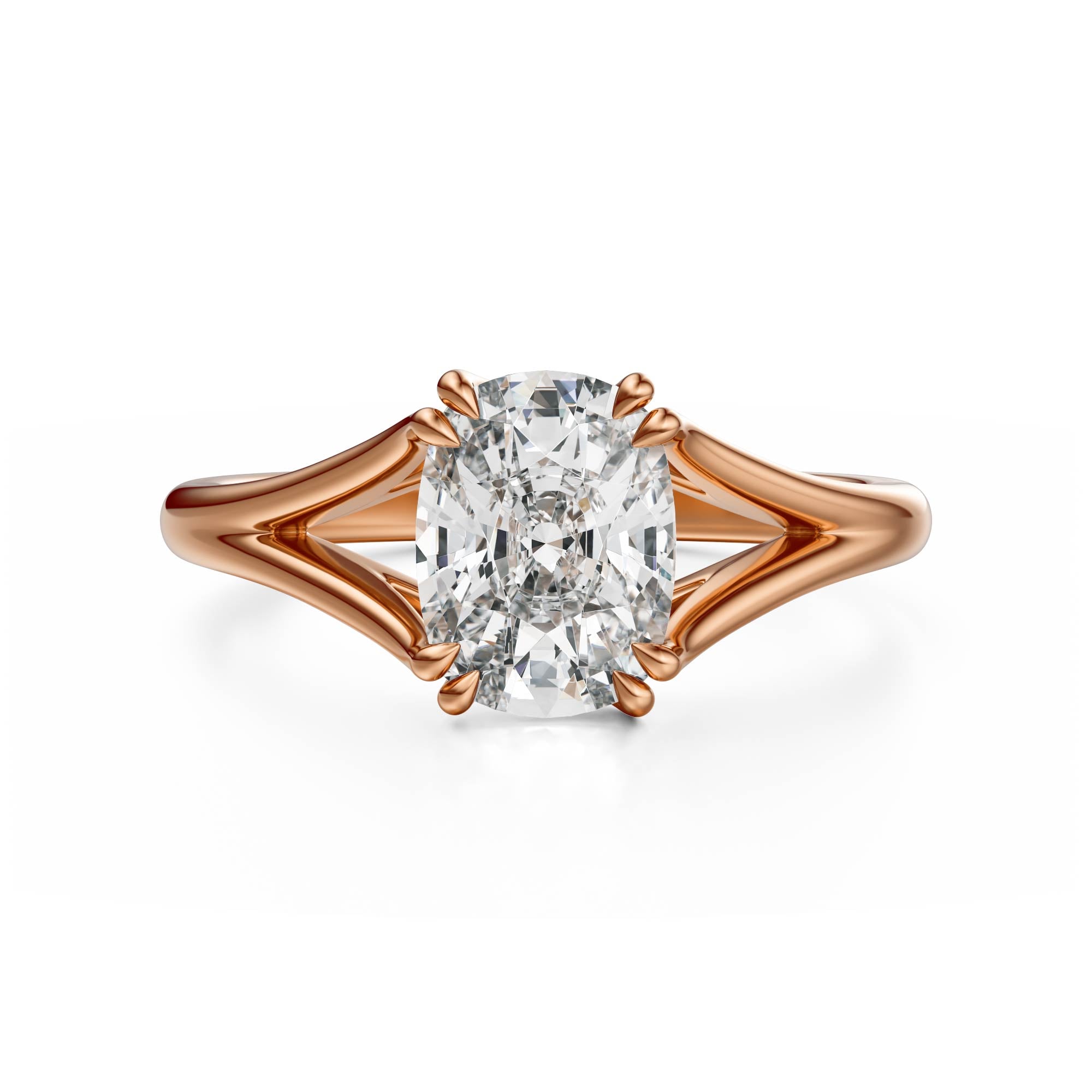 The Weaver Ring | Elongated Cushion | Setting Only - Lavender Creek Gems