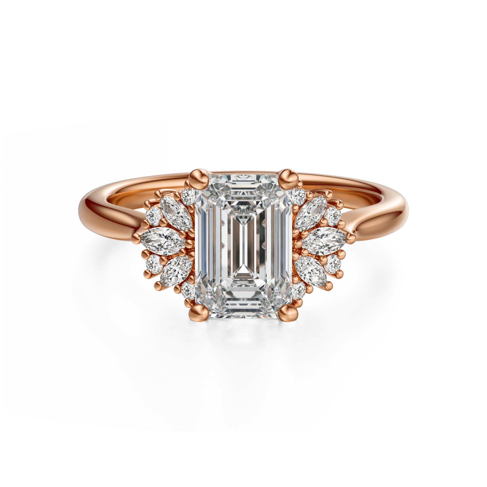 The Ambrosia Ring | Emerald Cut - Lavender Creek Gems