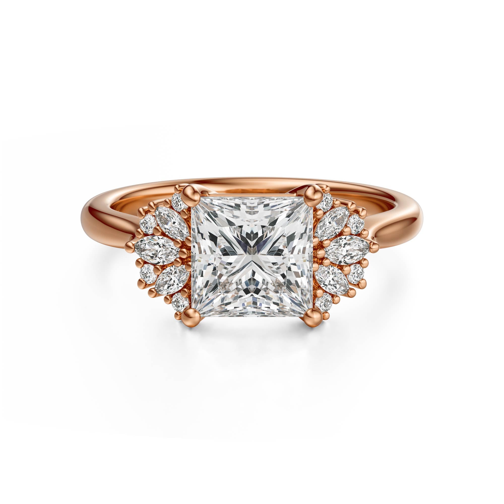 The Ambrosia Ring | Princess - Lavender Creek Gems