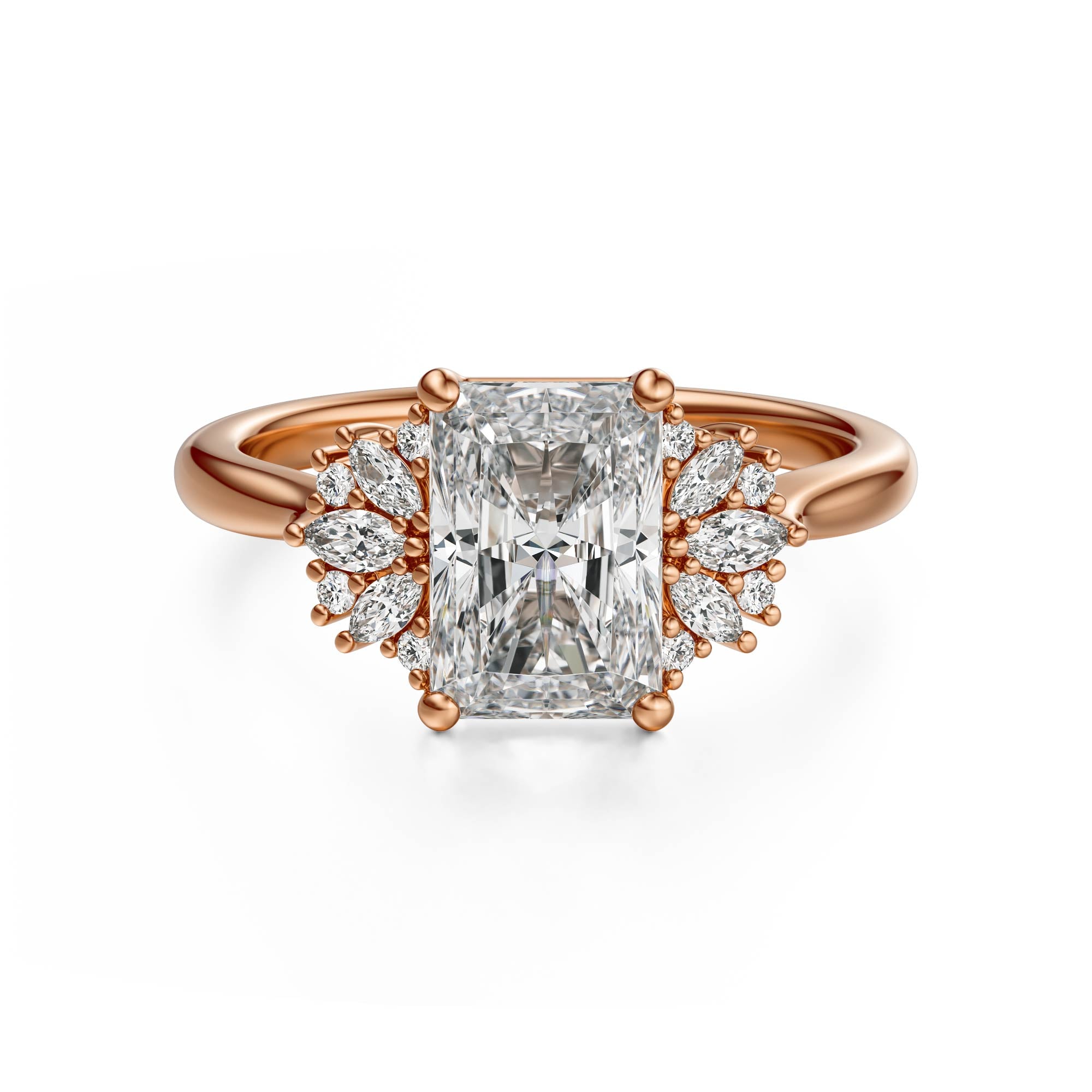 The Ambrosia Ring | Radiant - Lavender Creek Gems