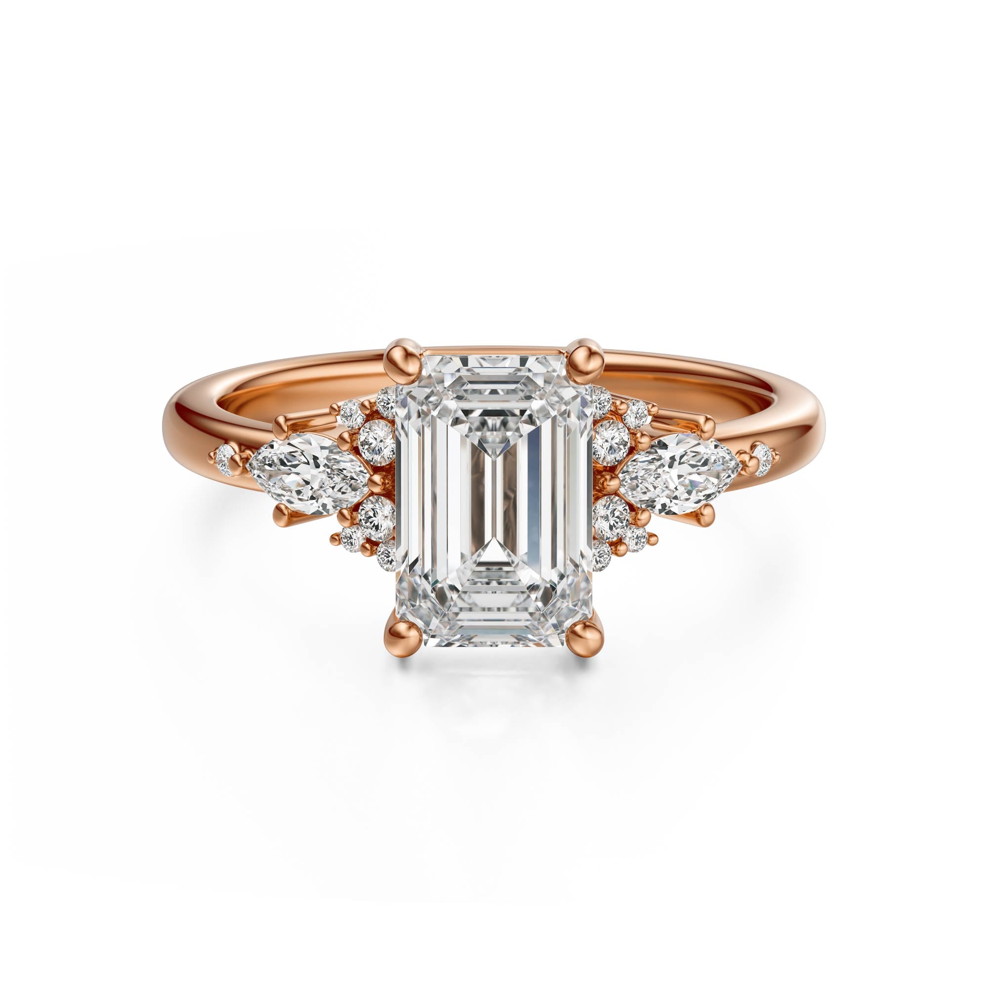 The Ascendant Ring | Emerald Cut - Lavender Creek Gems