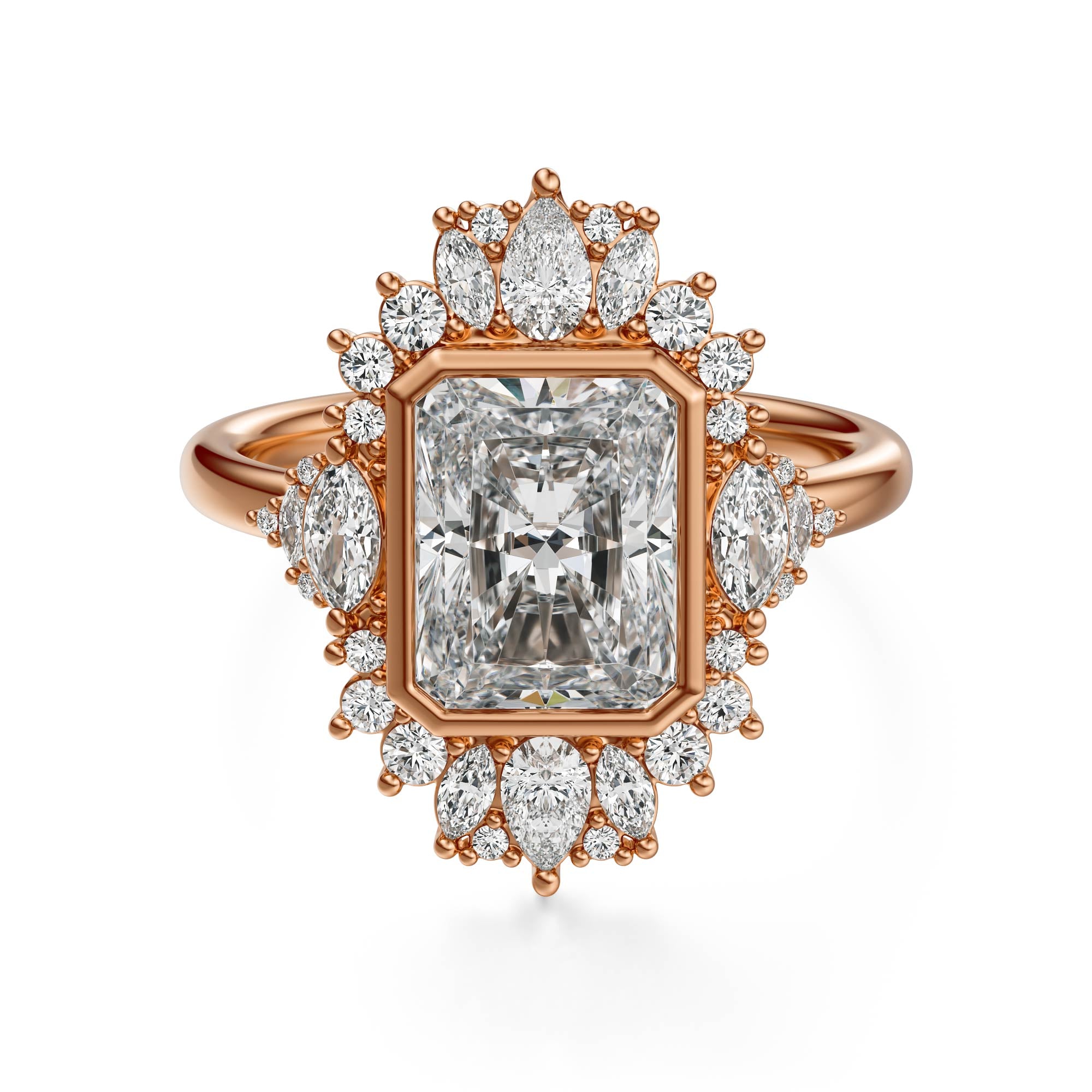 The Ethereal Ring | Radiant | Setting Only