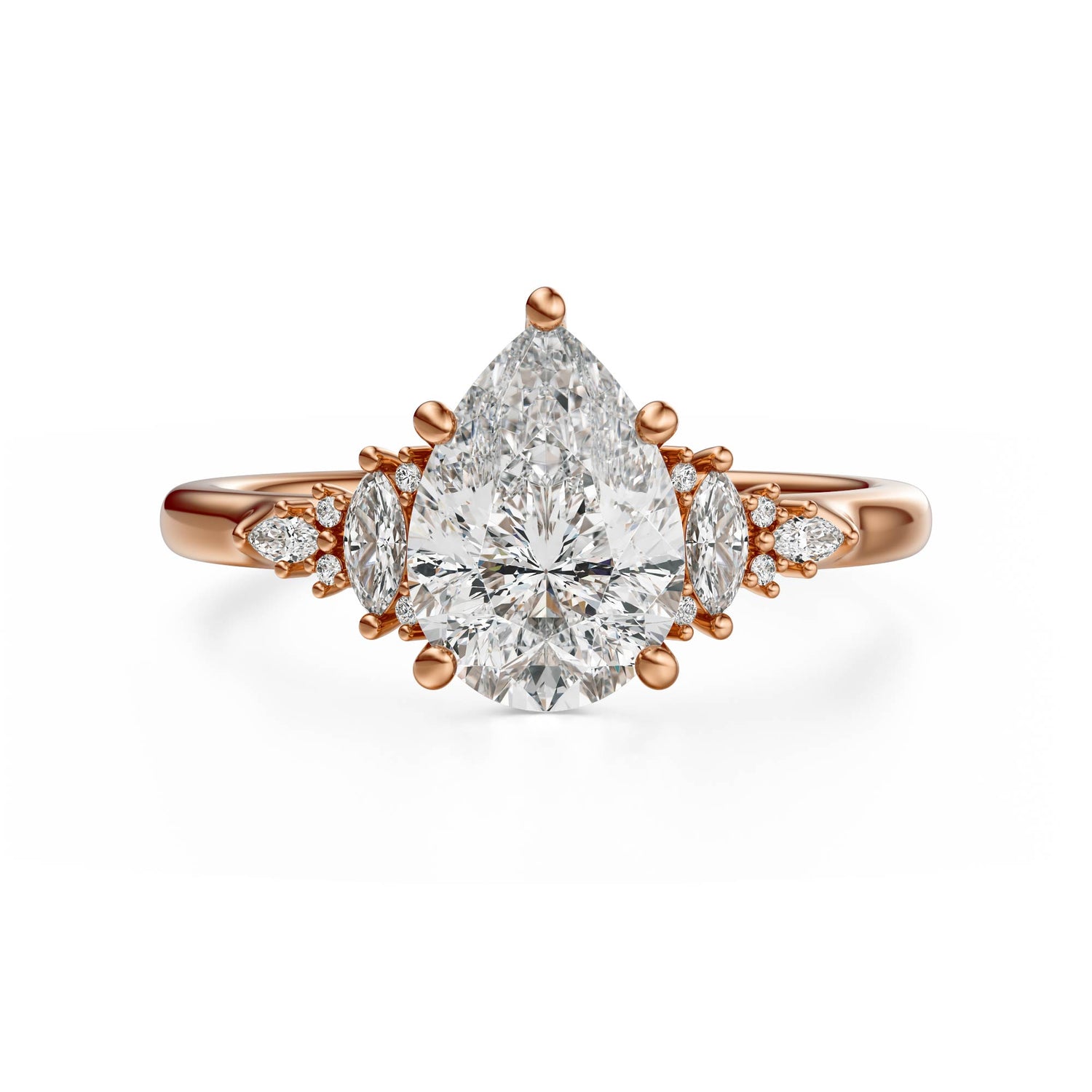 The Maeve Ring | Pear - Lavender Creek Gems