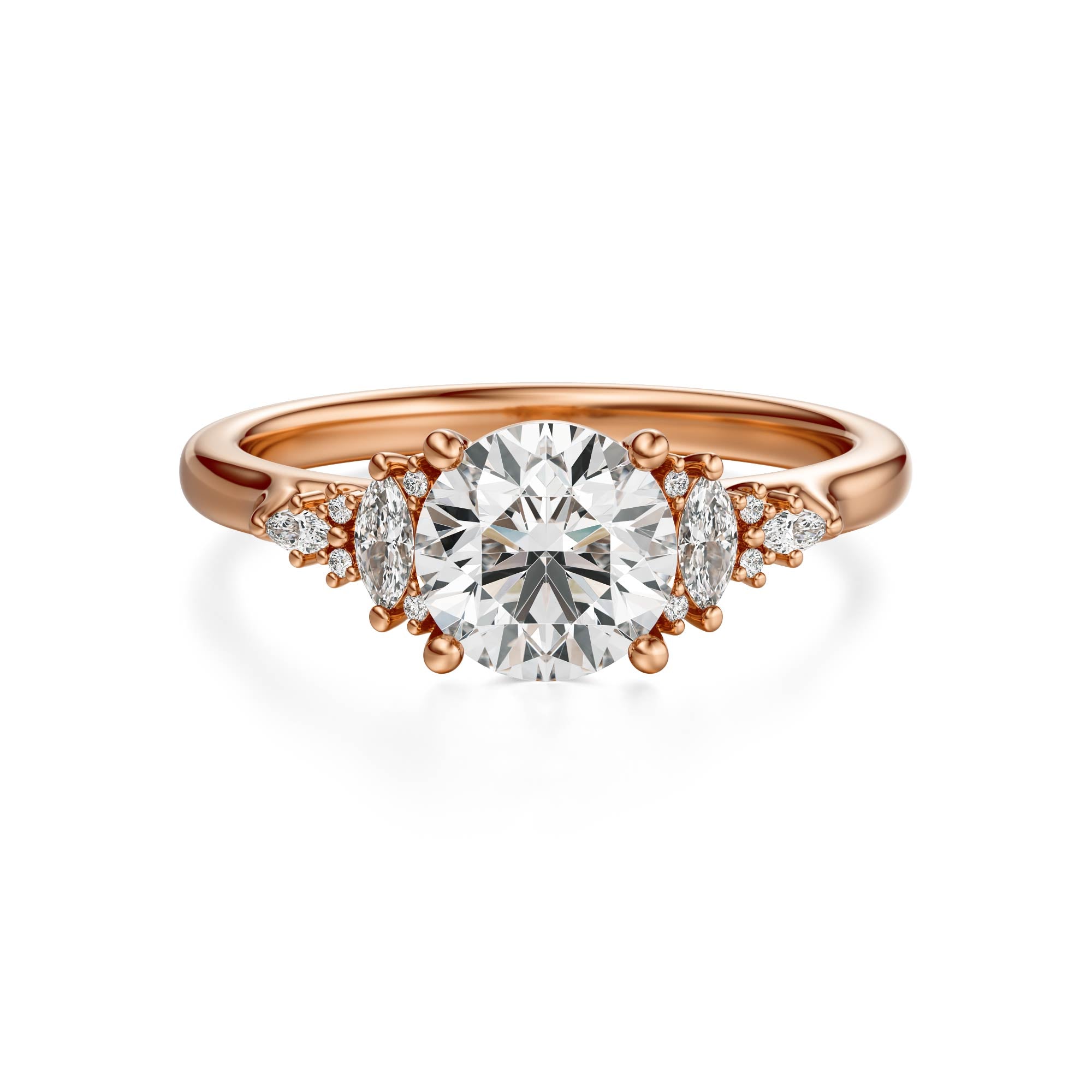 The Maeve Ring | Round | Setting Only