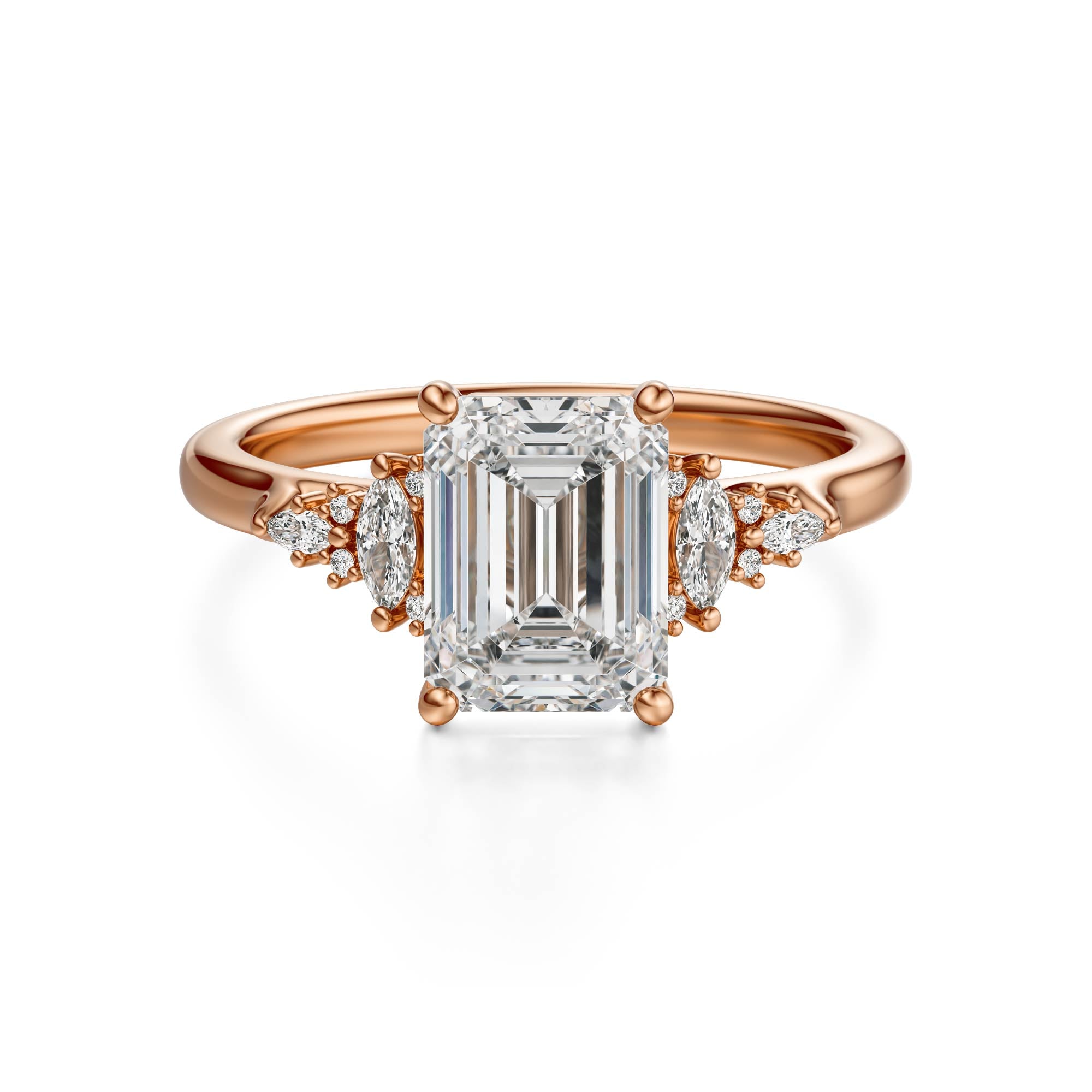 The Maeve Ring | Emerald | Setting Only