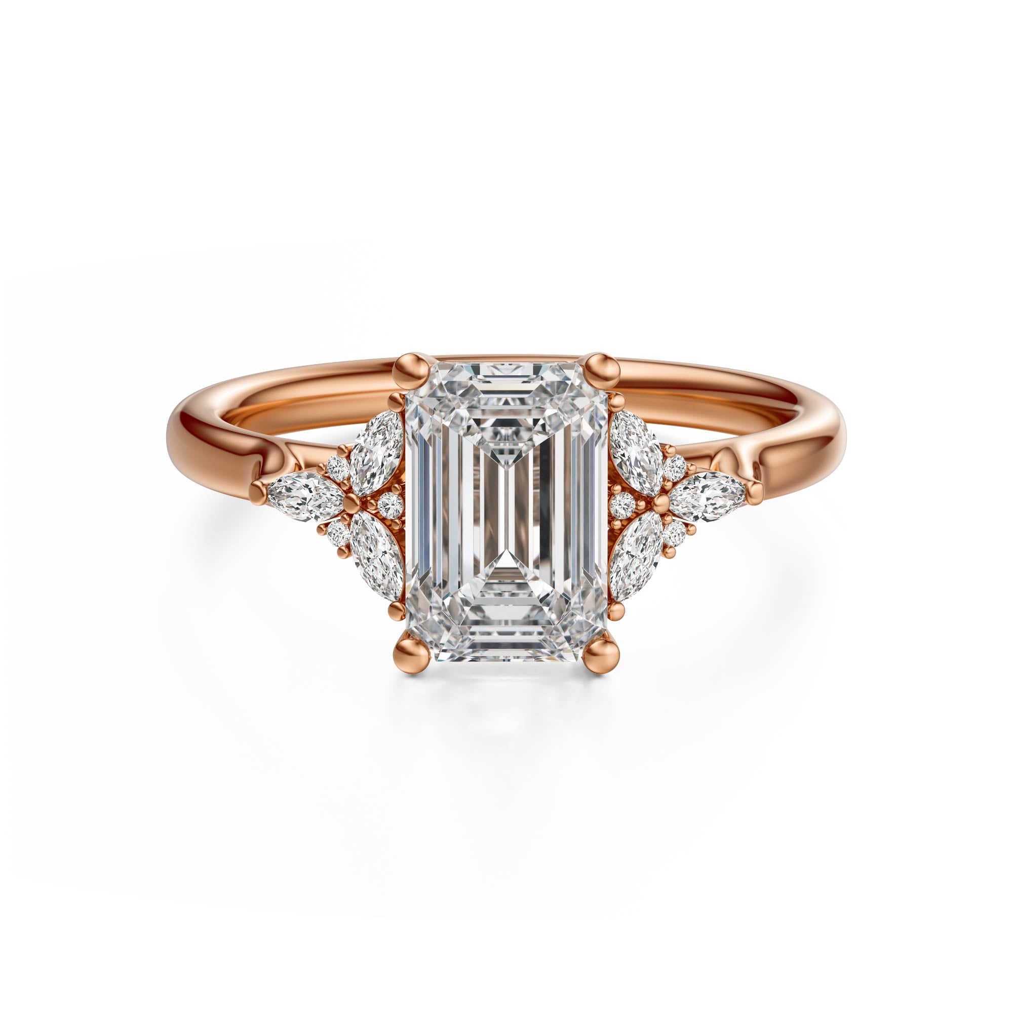 The Meadow Ring | Emerald Cut - Lavender Creek Gems