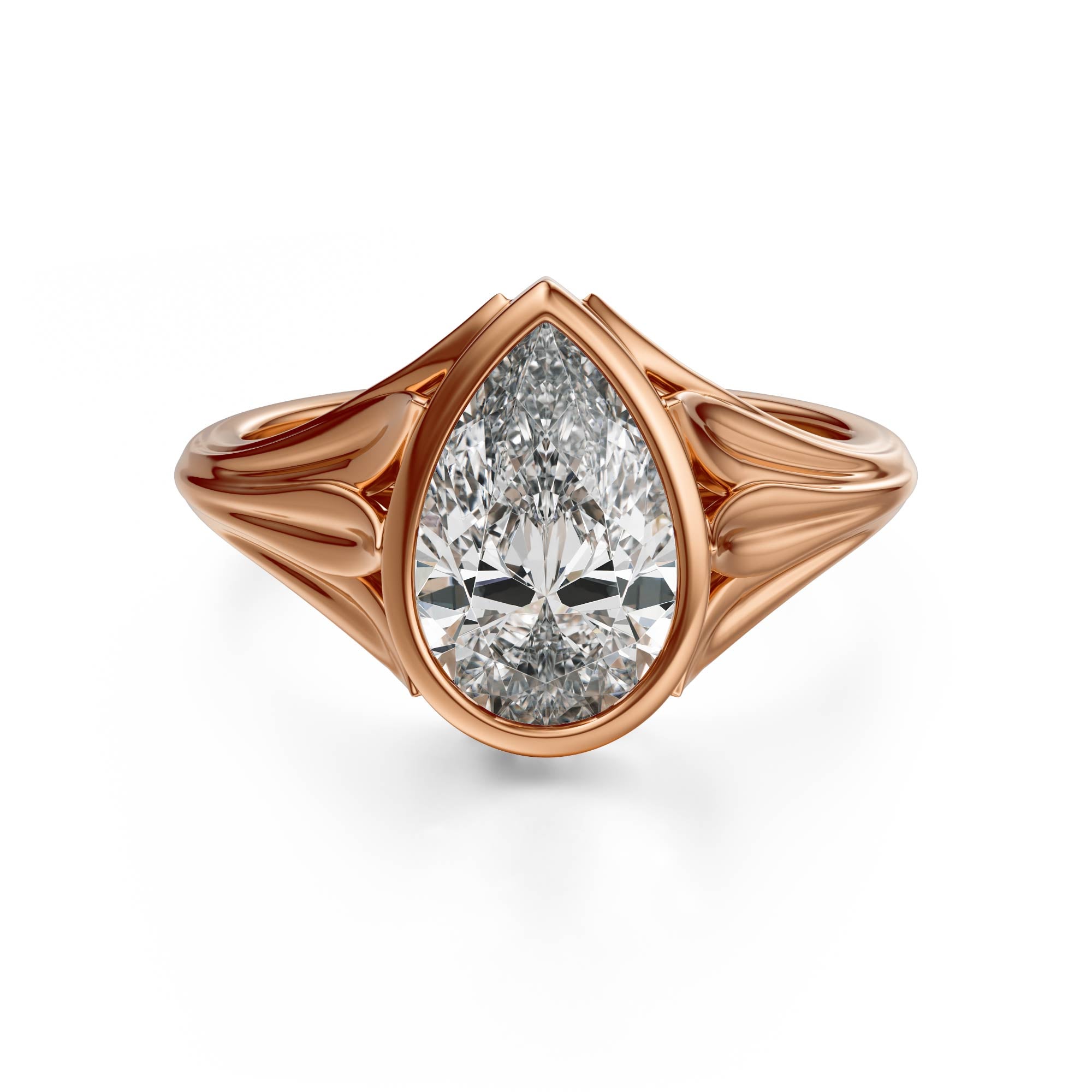 The Nightbloom Ring | Pear - Lavender Creek Gems