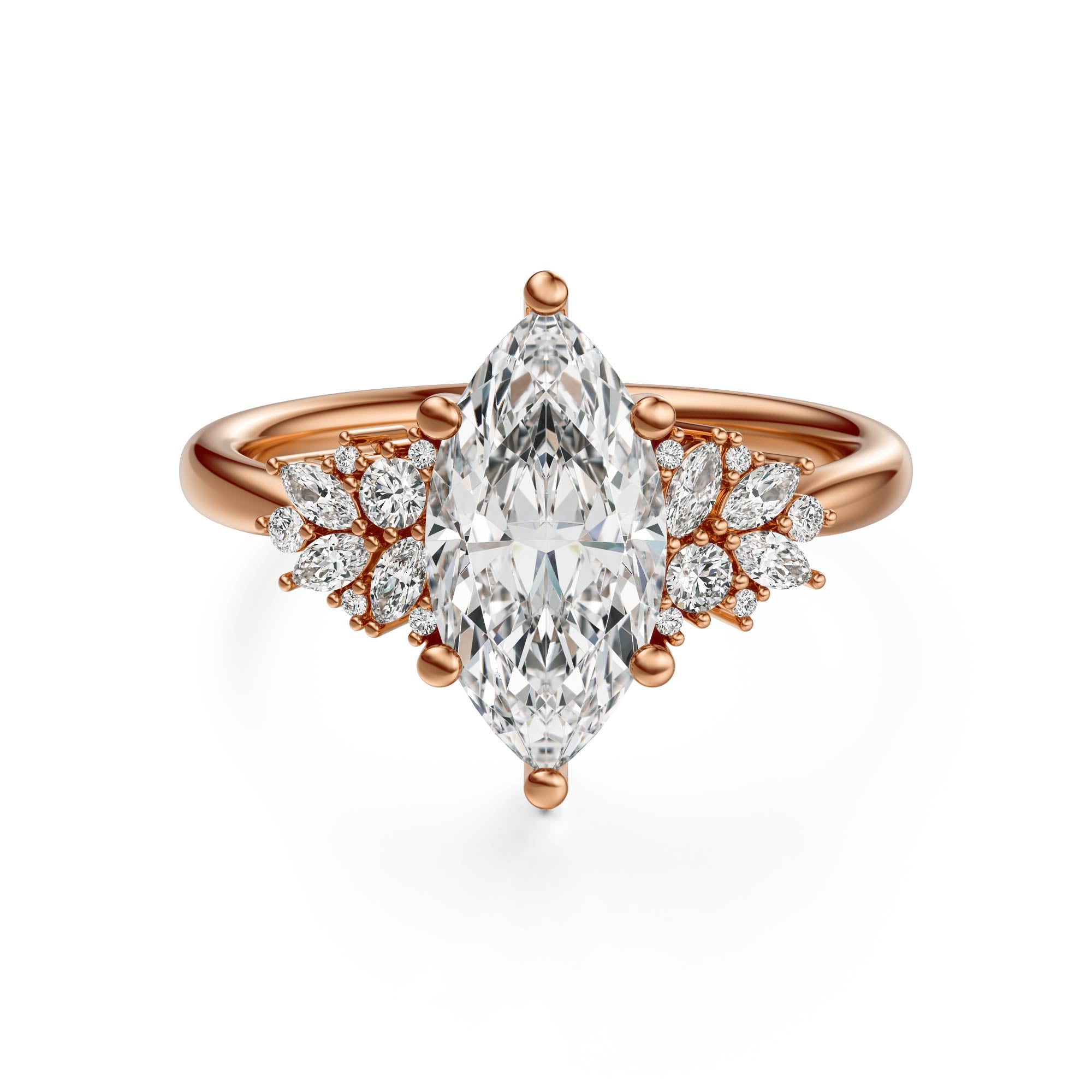 The Rosalie Ring | Marquise | Setting Only