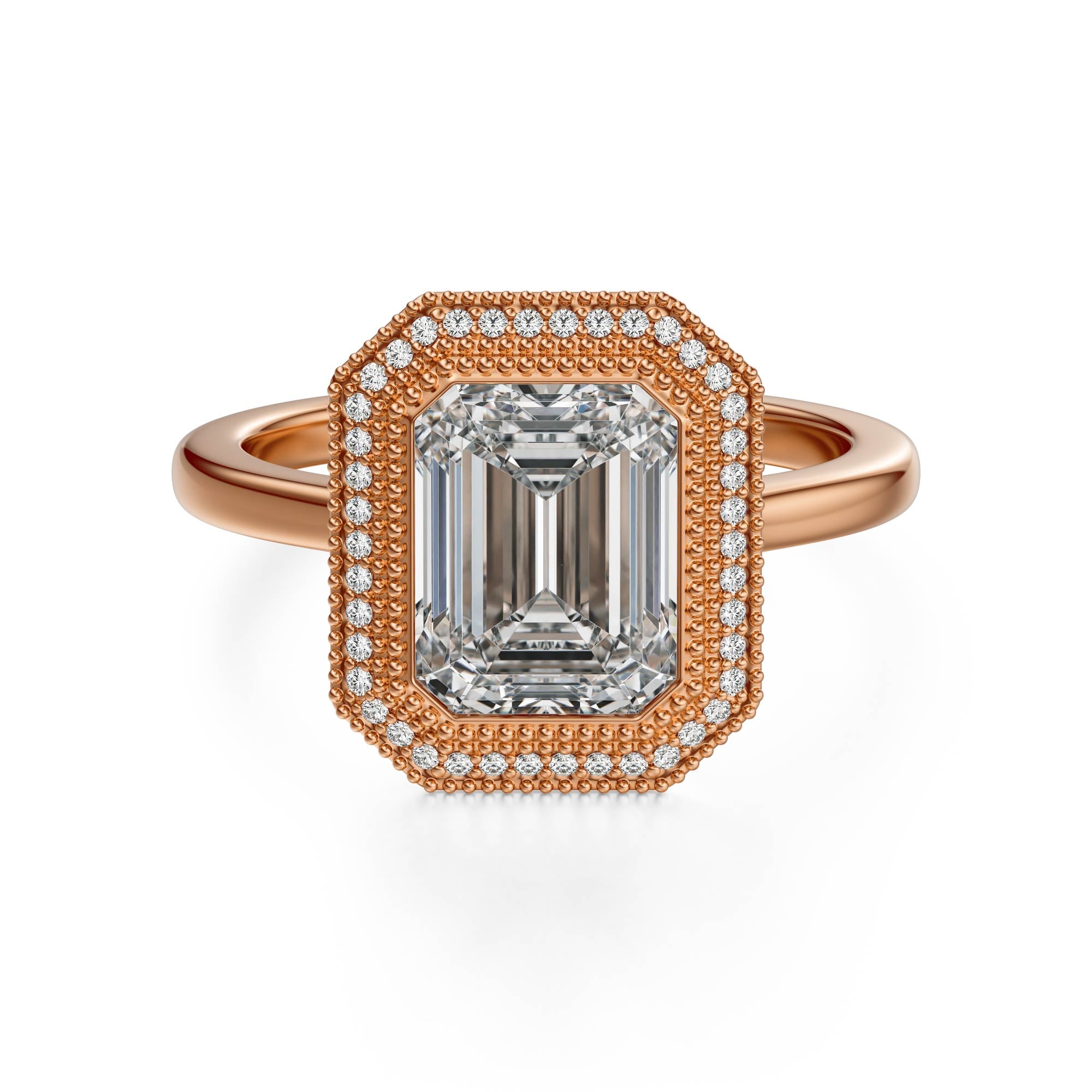 The Satine Ring | Emerald Cut