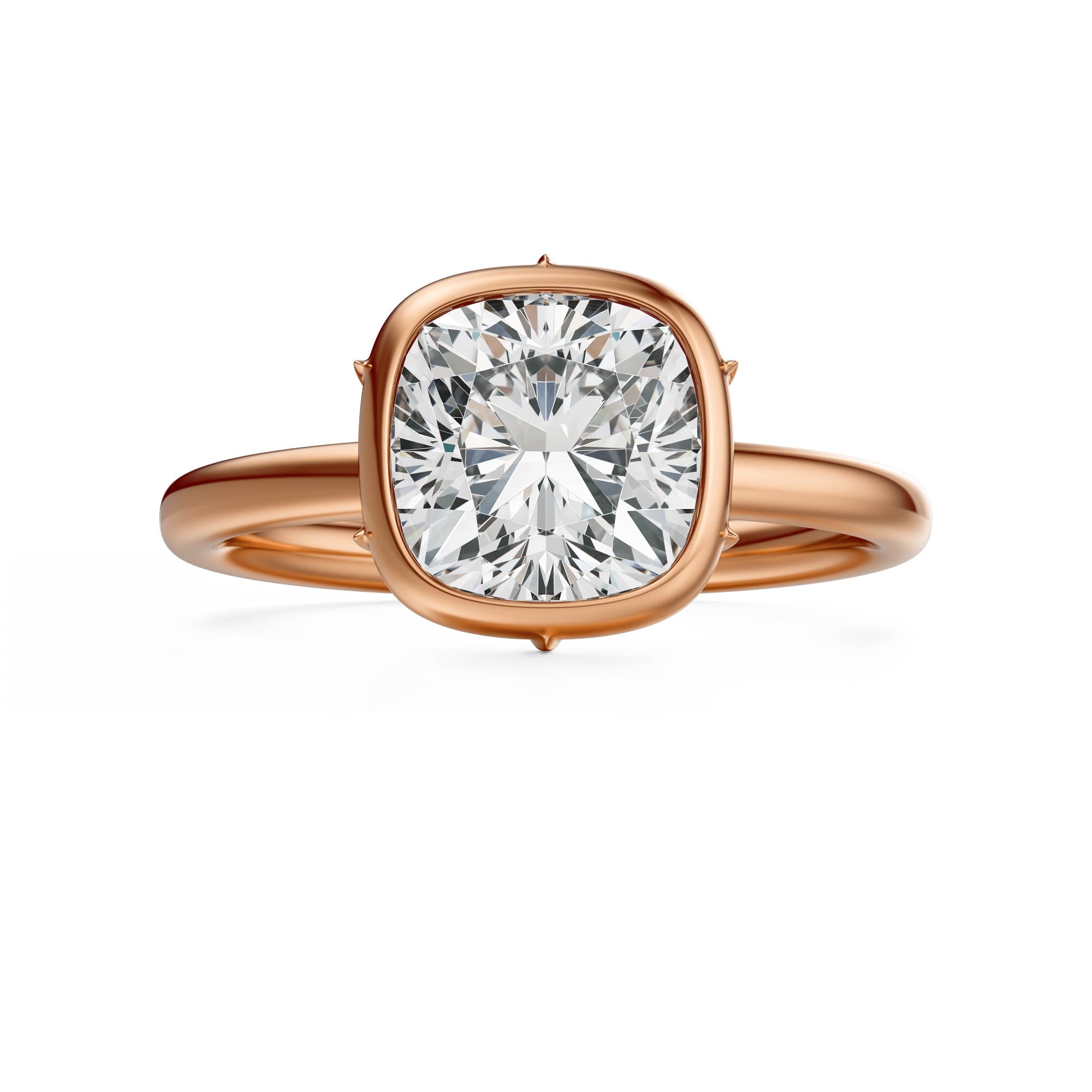 The Bezel Secret Garden Ring | Cushion | Setting Only