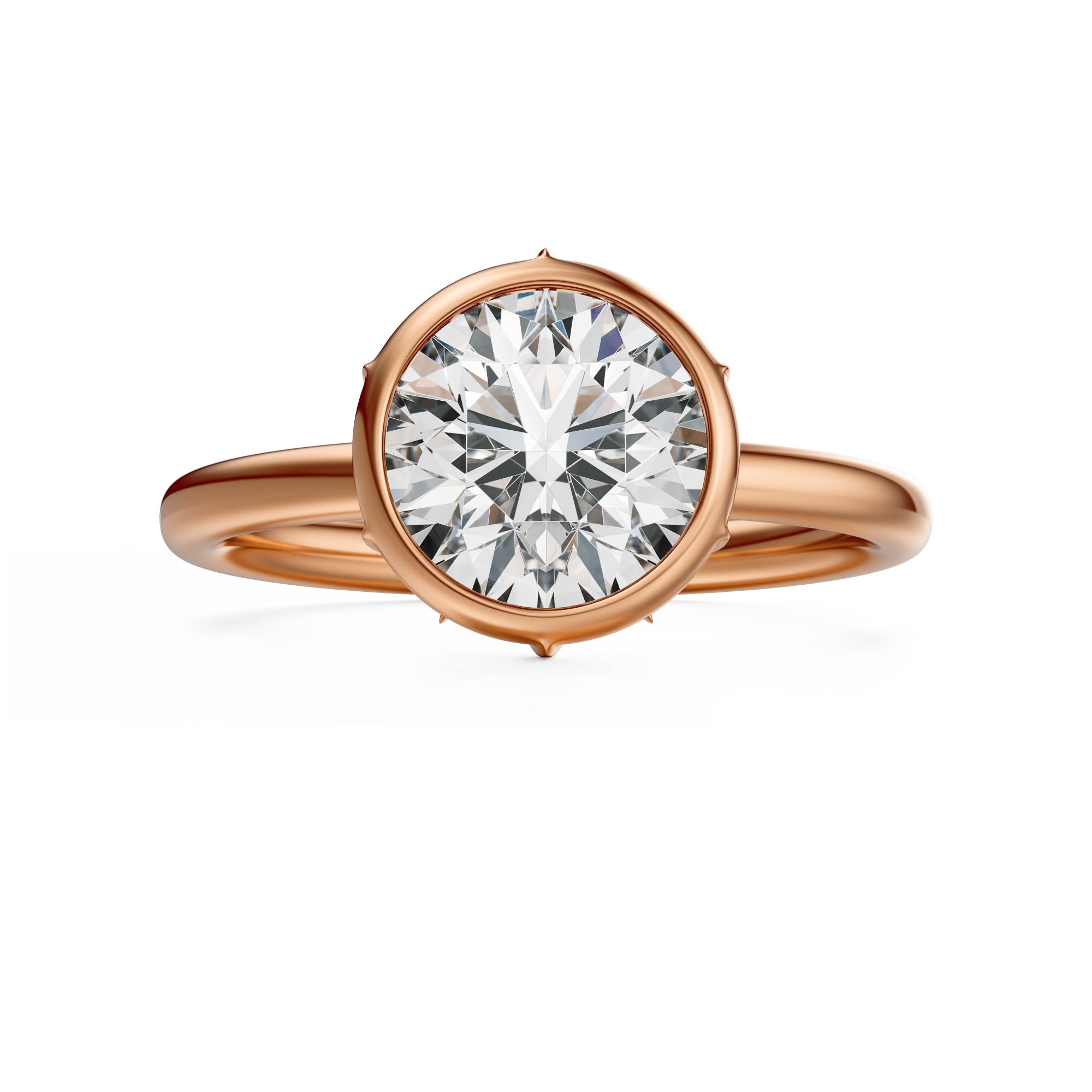 The Bezel Secret Garden Ring | Round | Setting Only