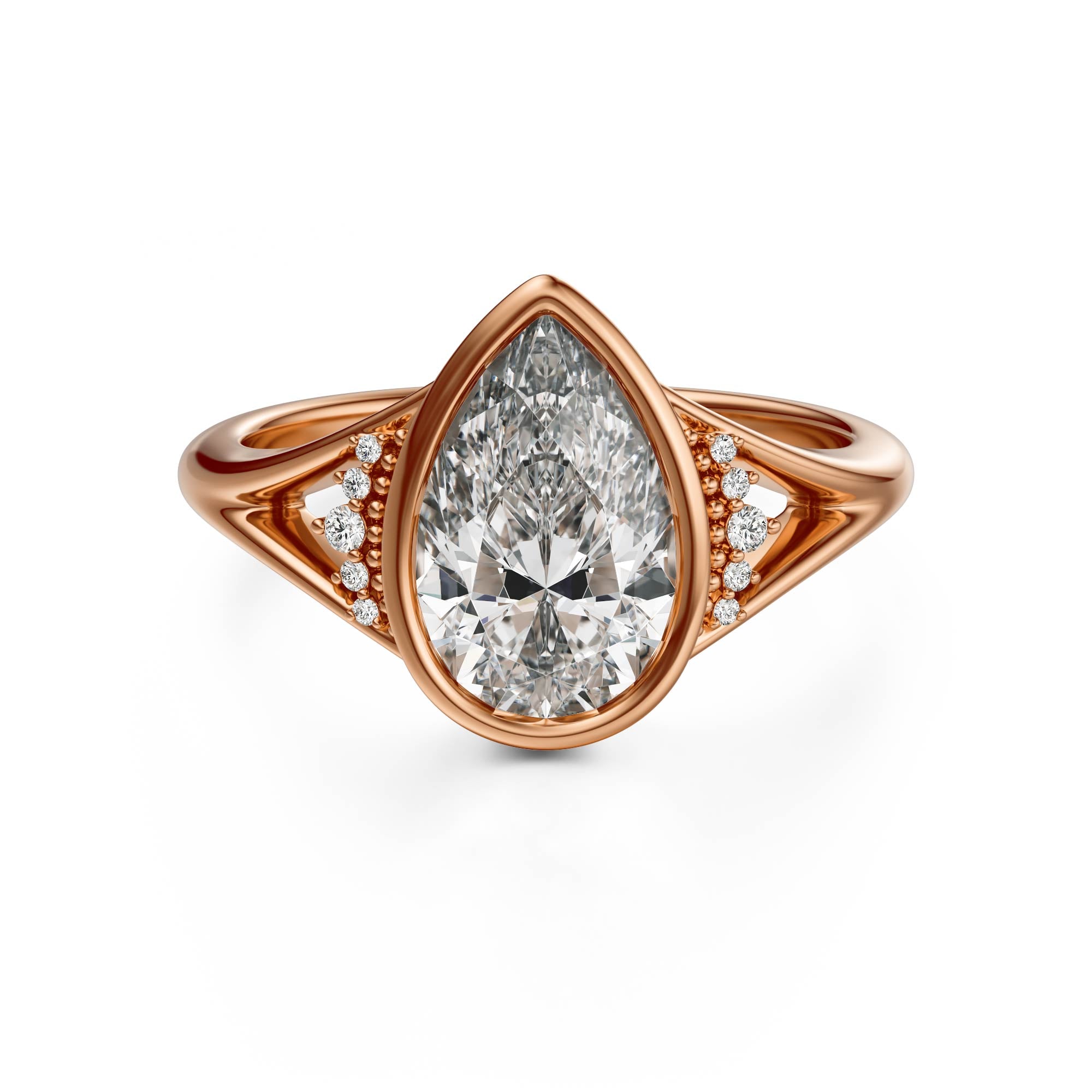 The Bezel Serendipity Ring | Pear