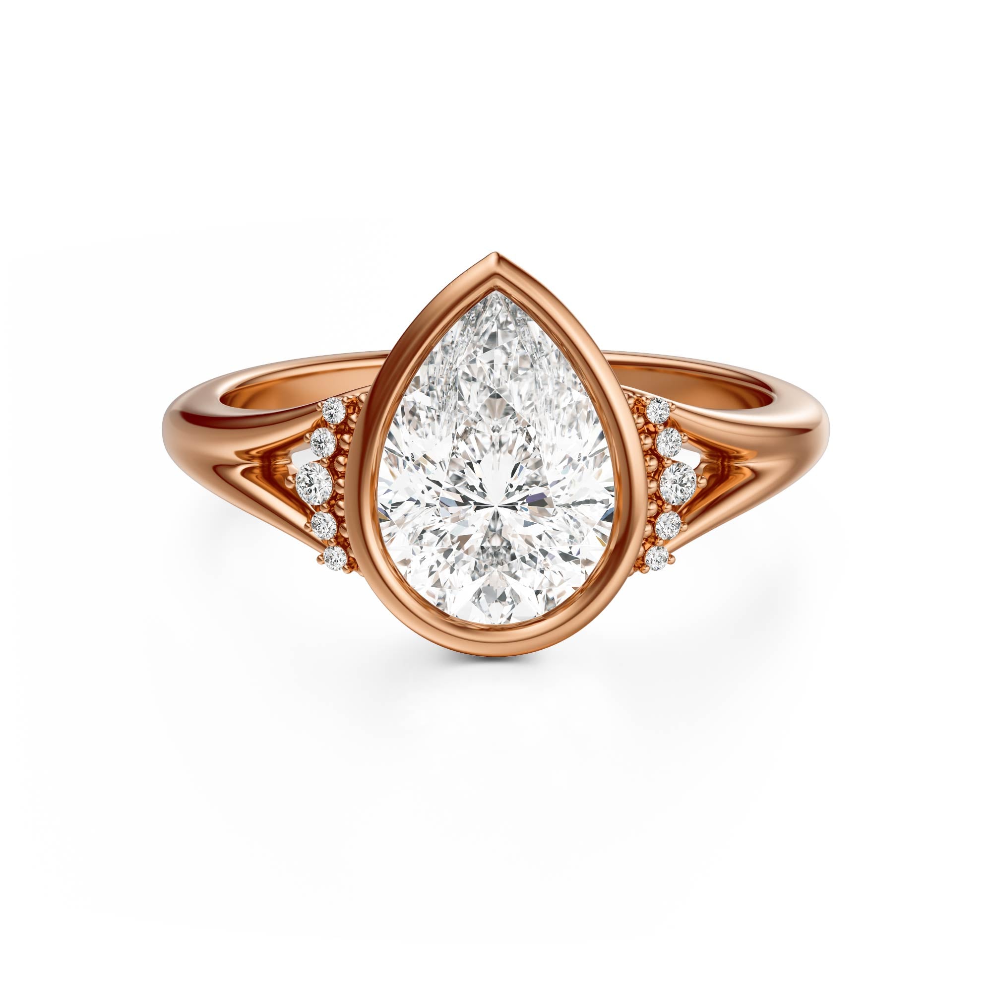 The Bezel Serendipity Ring | Pear
