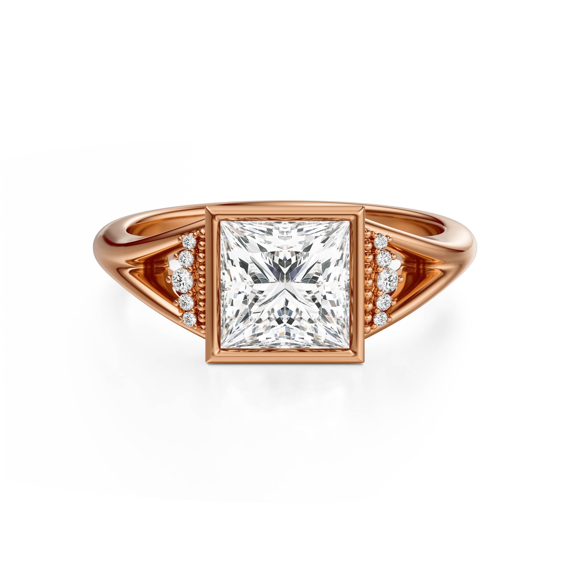 The Bezel Serendipity Ring | Princess