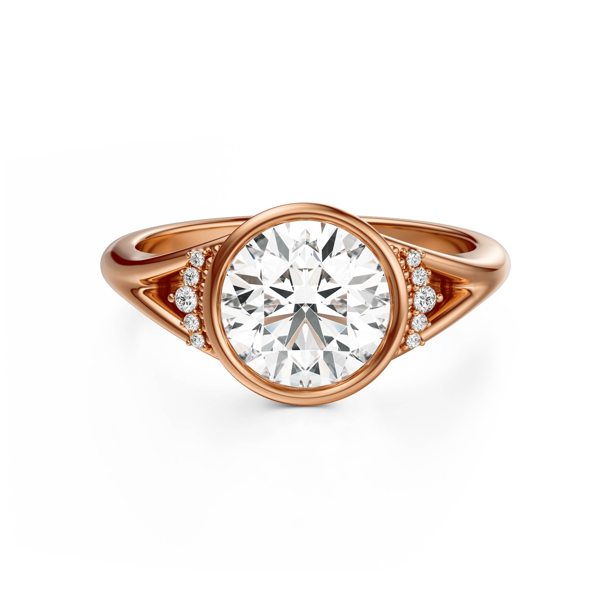 The Bezel Serendipity Ring | Round