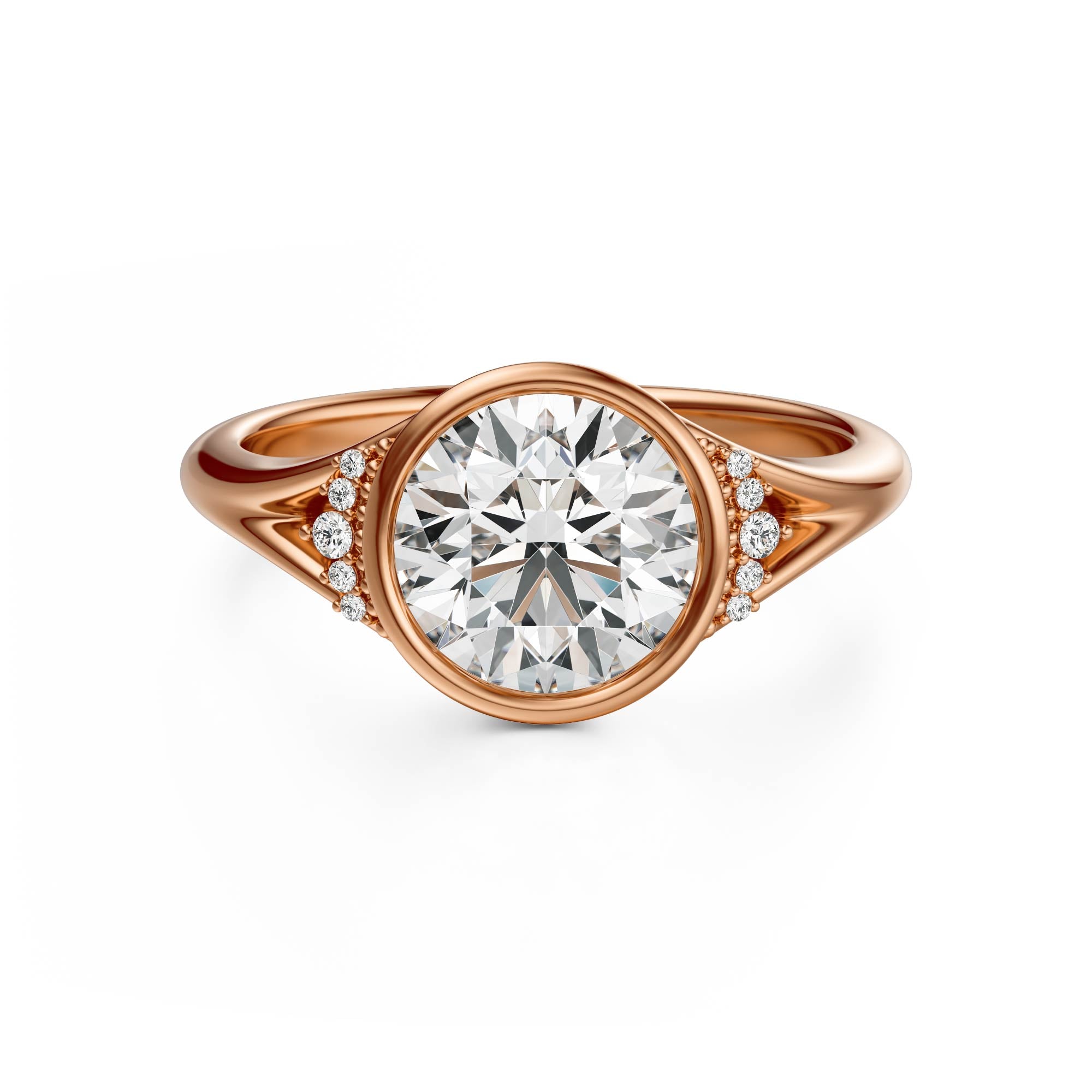 The Bezel Serendipity Ring | Round