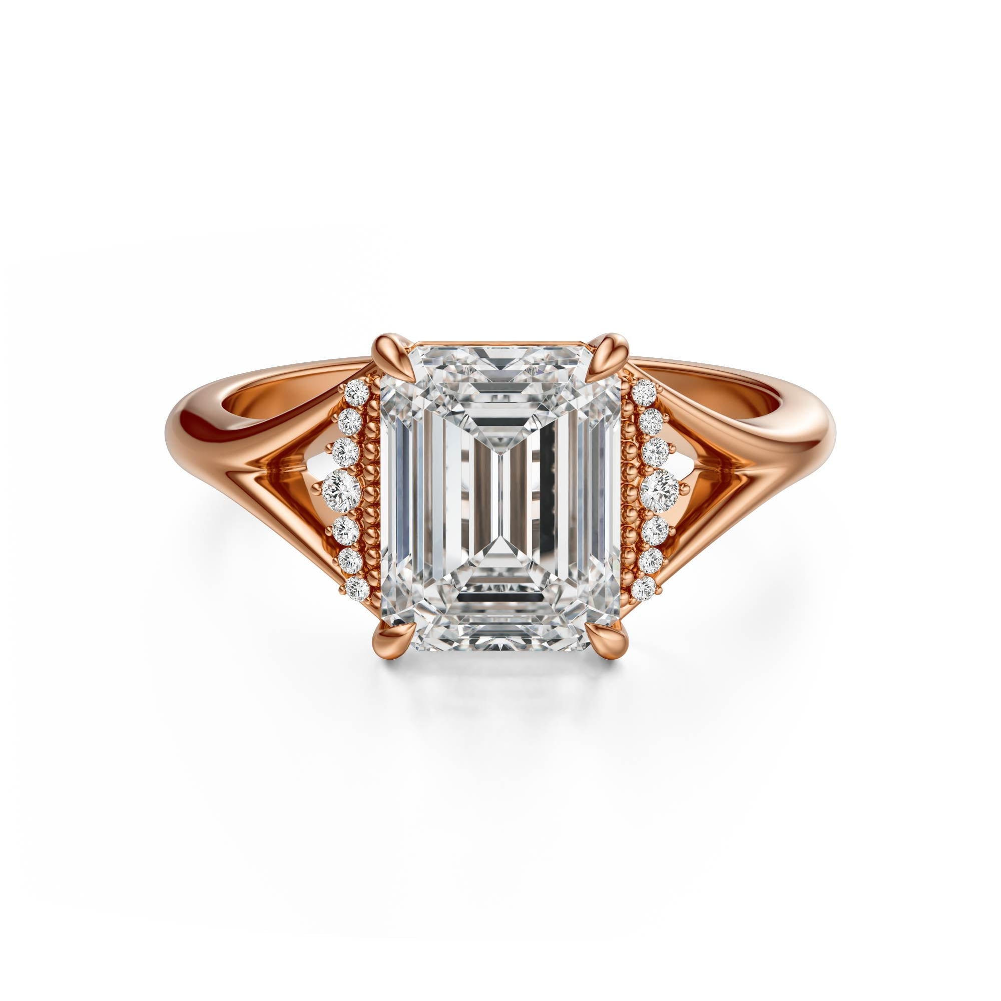 The Serendipity Ring | Emerald Cut