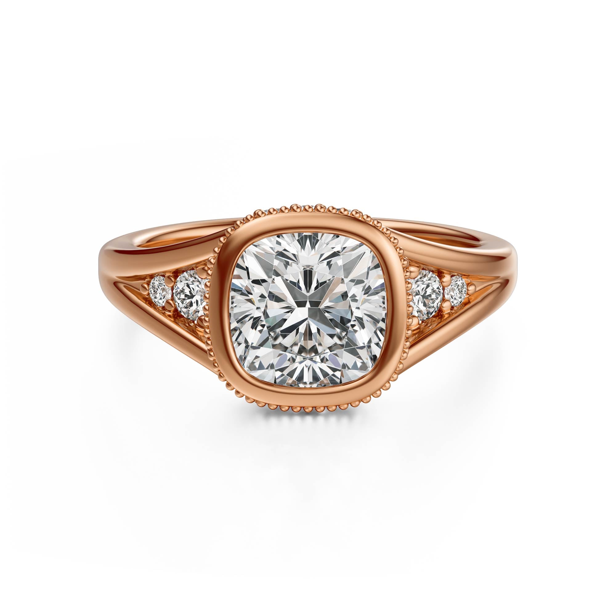 The Sitara Ring | Cushion - Lavender Creek Gems