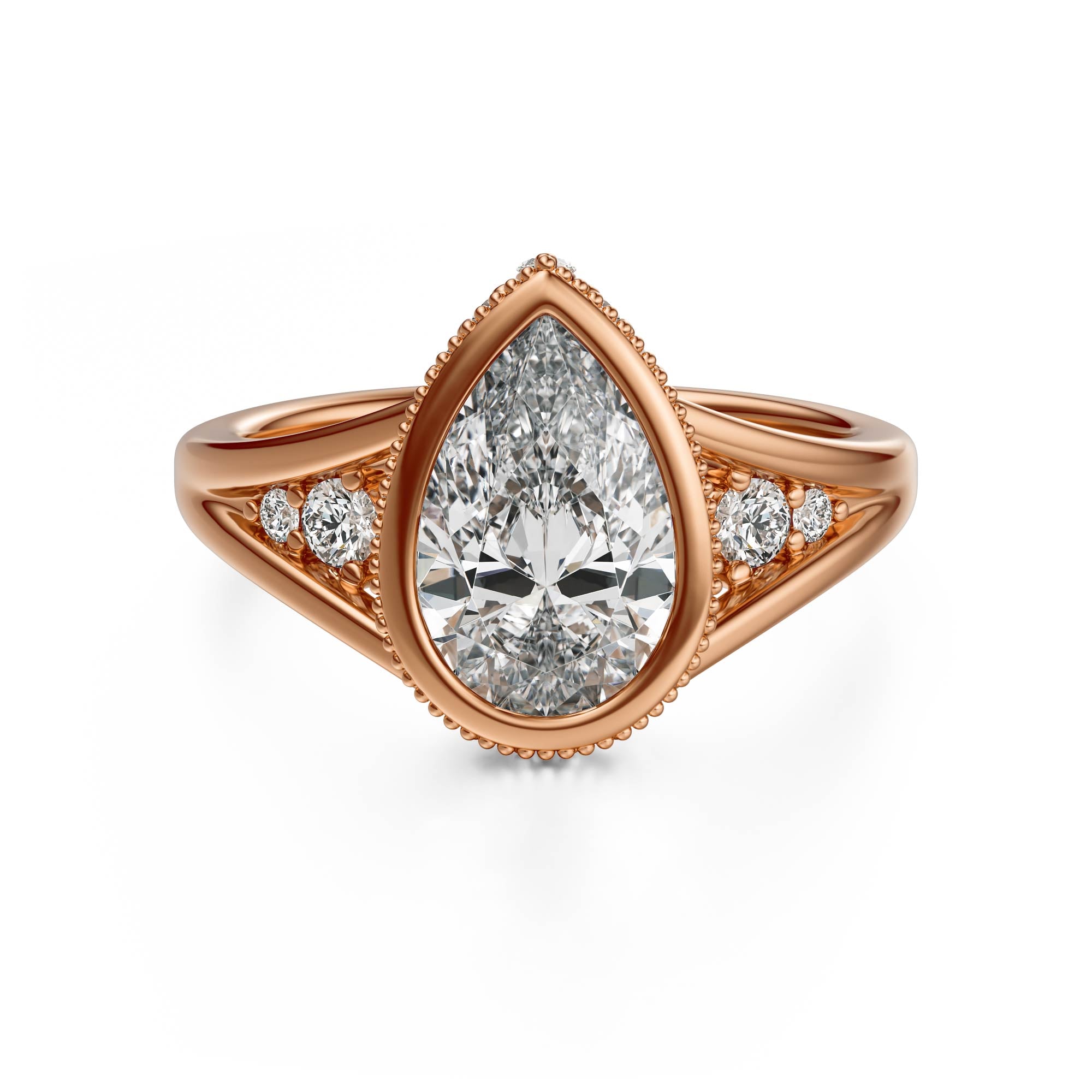 The Sitara Ring | Pear - Lavender Creek Gems