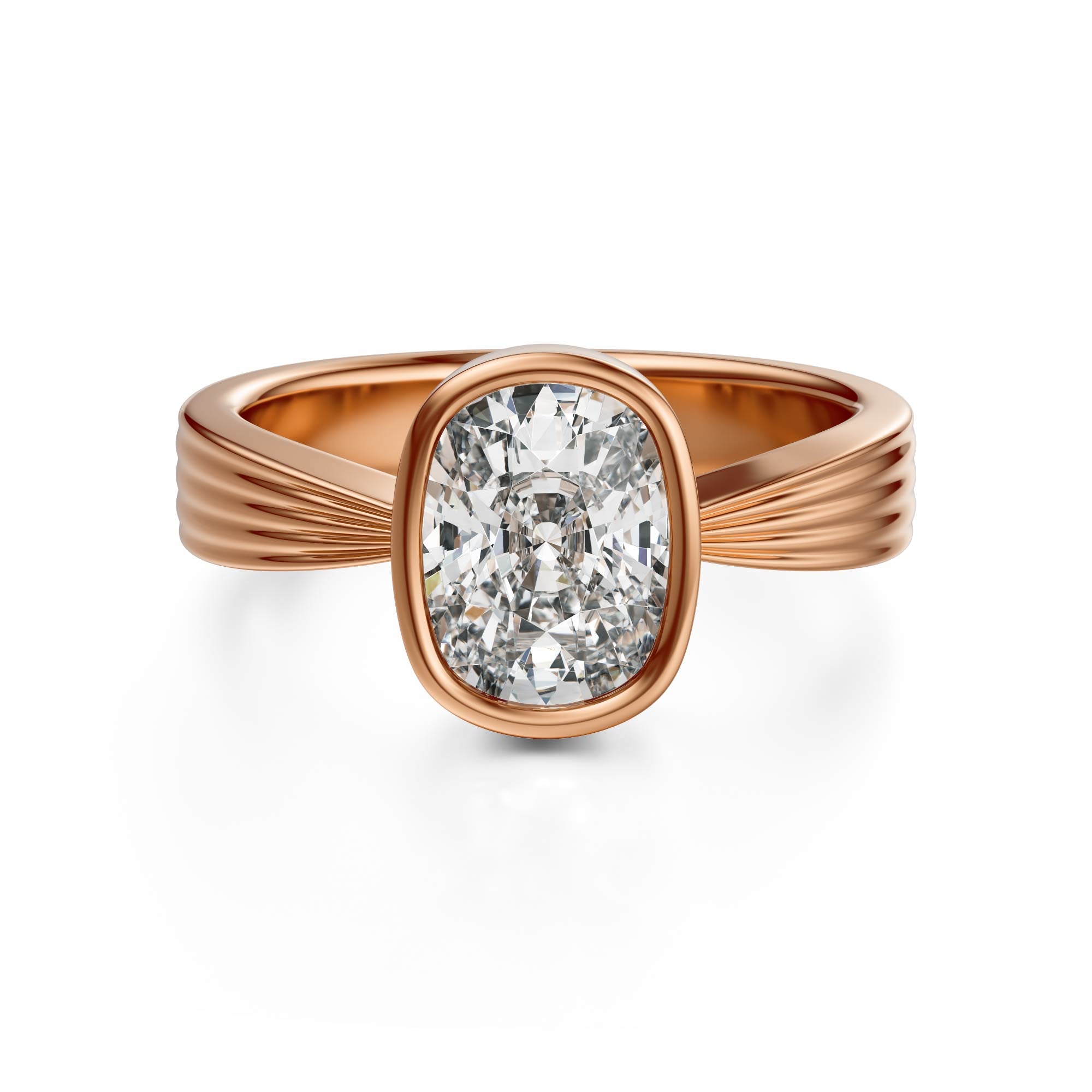 The Veil Ring | Elongated Cushion - Lavender Creek Gems