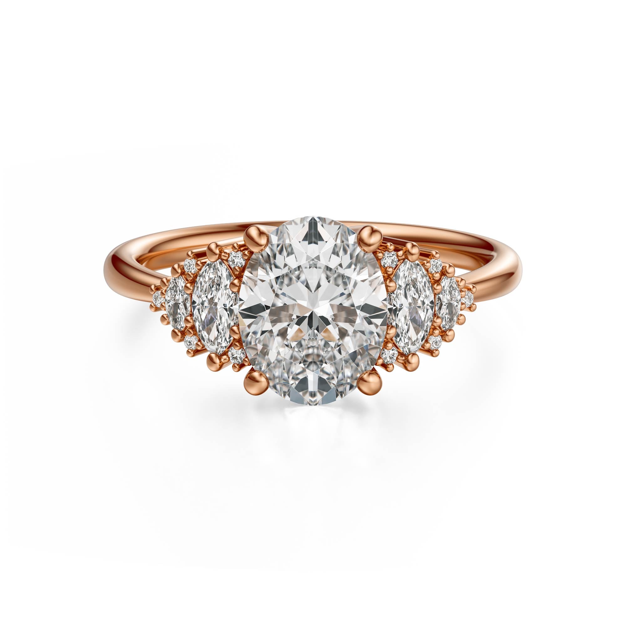 The Vivienne Ring | Oval | Setting Only