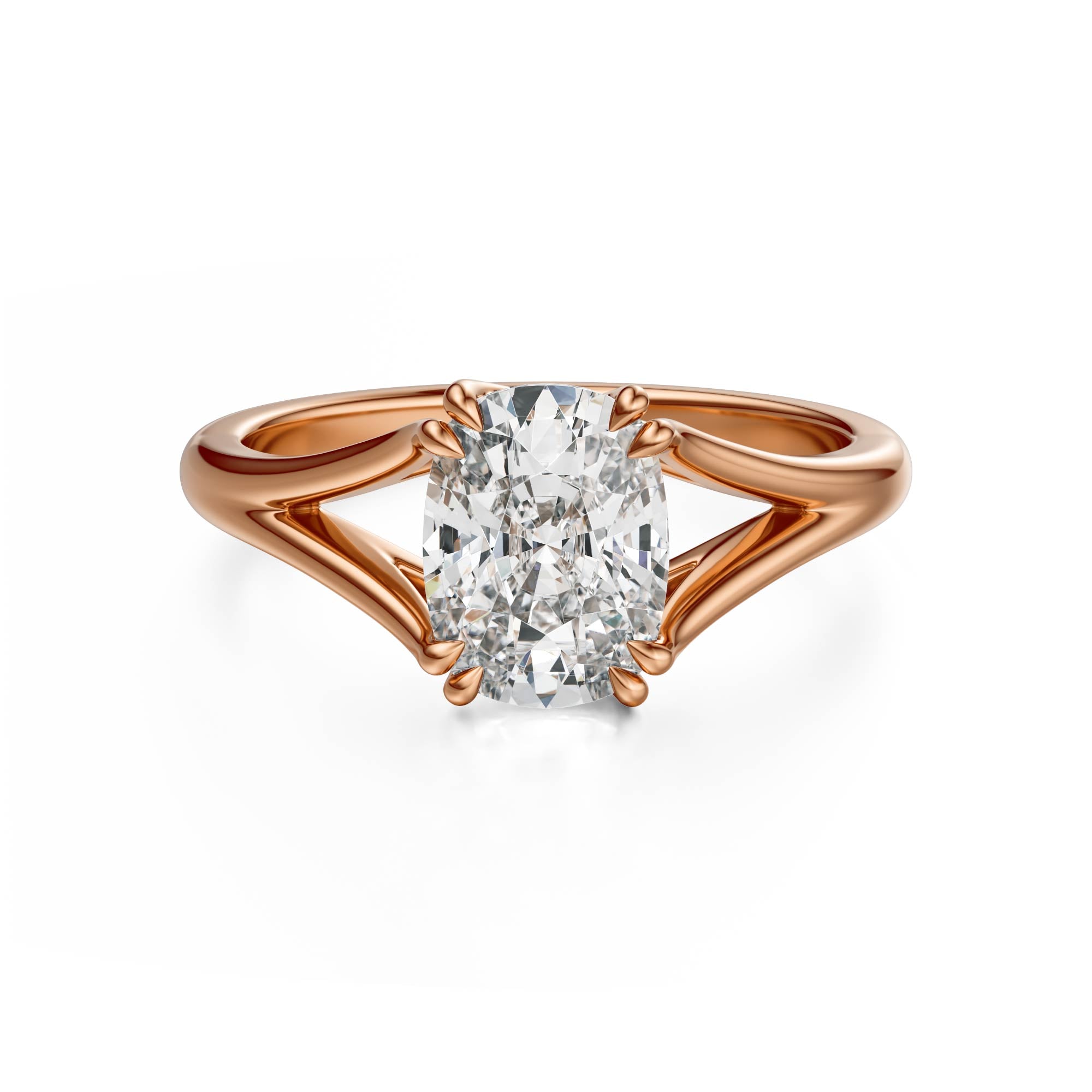 The Weaver Ring | Elongated Cushion | Setting Only - Lavender Creek Gems