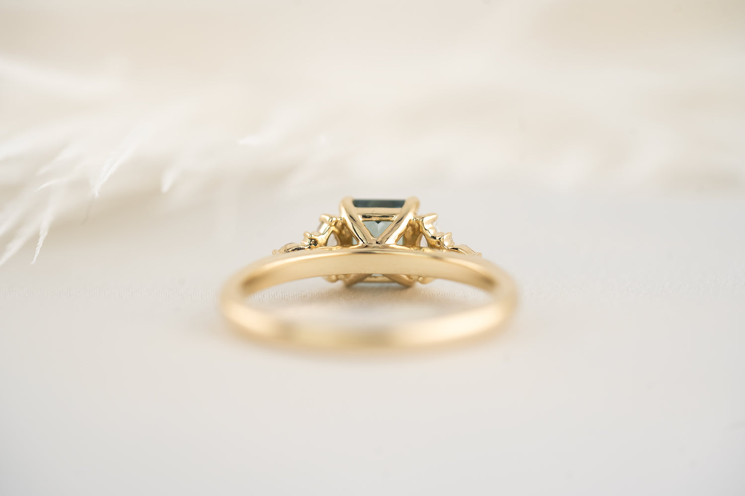 The Maeve Ring - 1 .37 CT Regal Radiant™ Montana Sapphire - Lavender Creek Gems