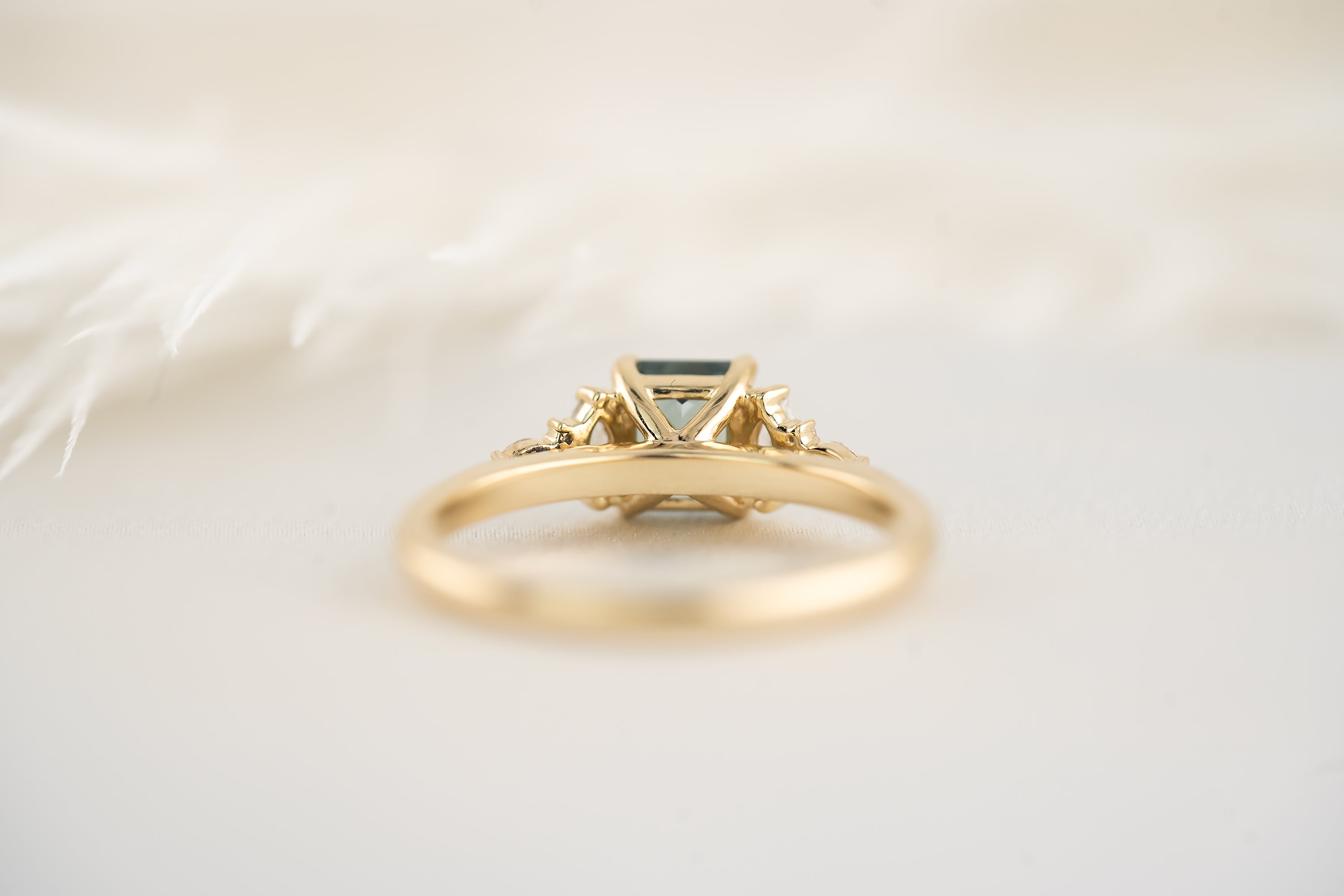 The Maeve Ring - 1 .37 CT Regal Radiant™ Montana Sapphire - Lavender Creek Gems
