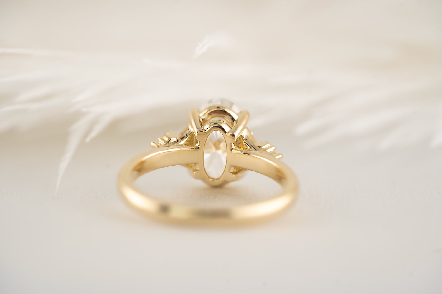 The Lyria Ring - 2 CT Oval Lab Diamond - Lavender Creek Gems