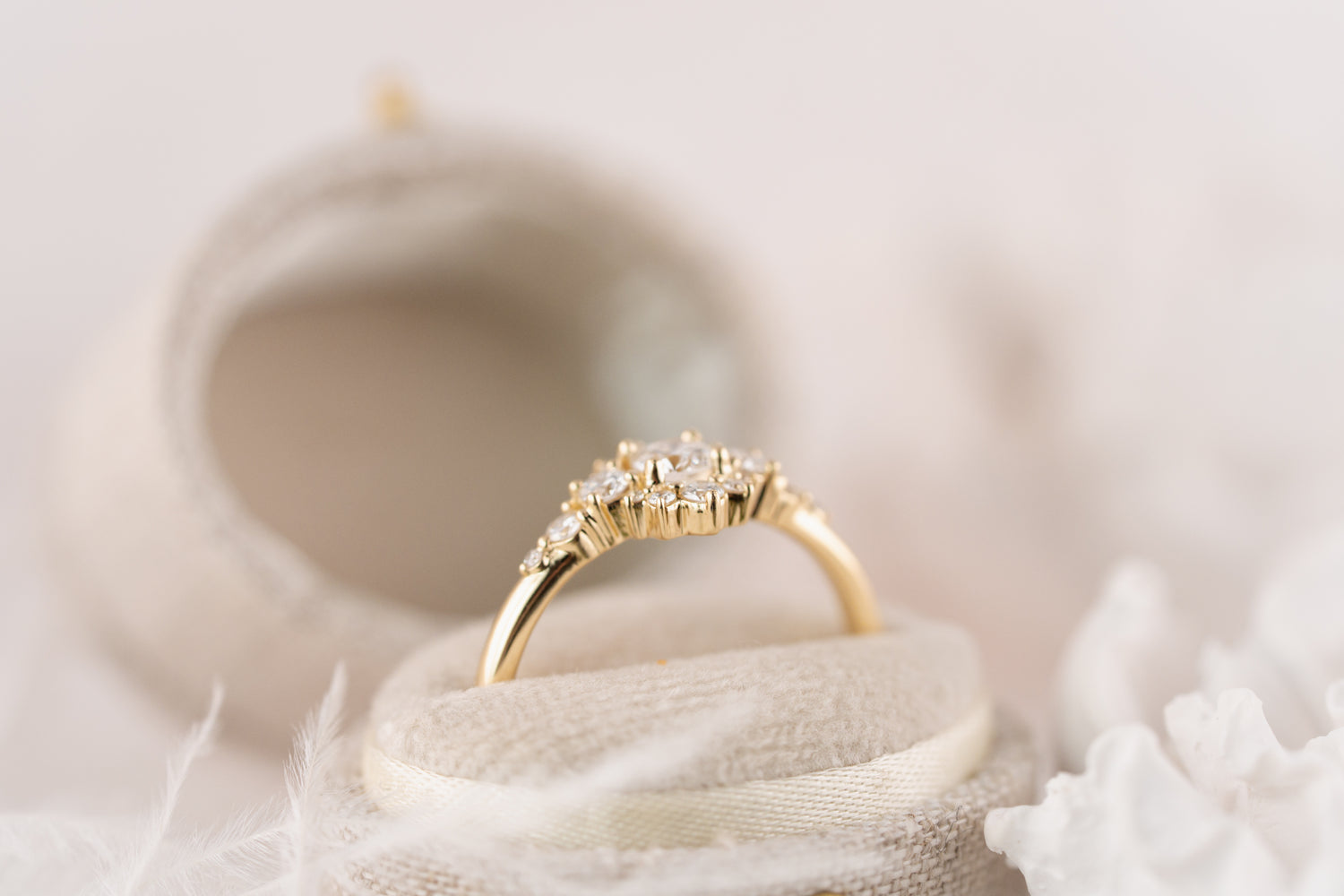 The Diamond Bloom Ring - Lavender Creek Gems