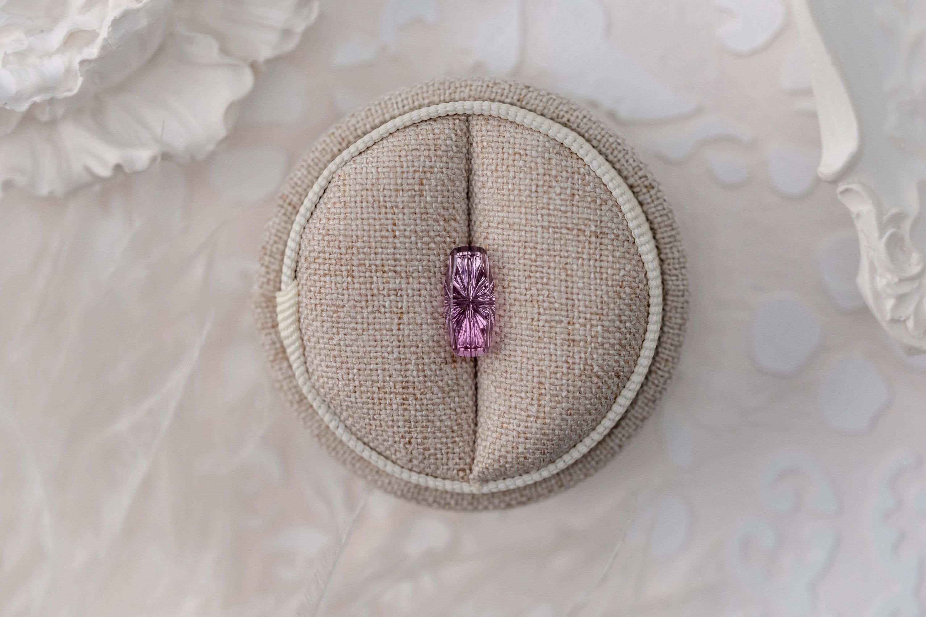 2.78 CT Elongated Cushion Starbrite™ Cut Purple/Pink Bicolor Sapphire - Lavender Creek Gems