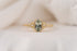 The Art Deco Maeve Ring | 1.55 CT Elongated Cushion Mint Green Sapphire - Lavender Creek Gems