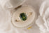 The Maeve Ring | 4.7 CT Radiant Green Sapphire - Lavender Creek Gems
