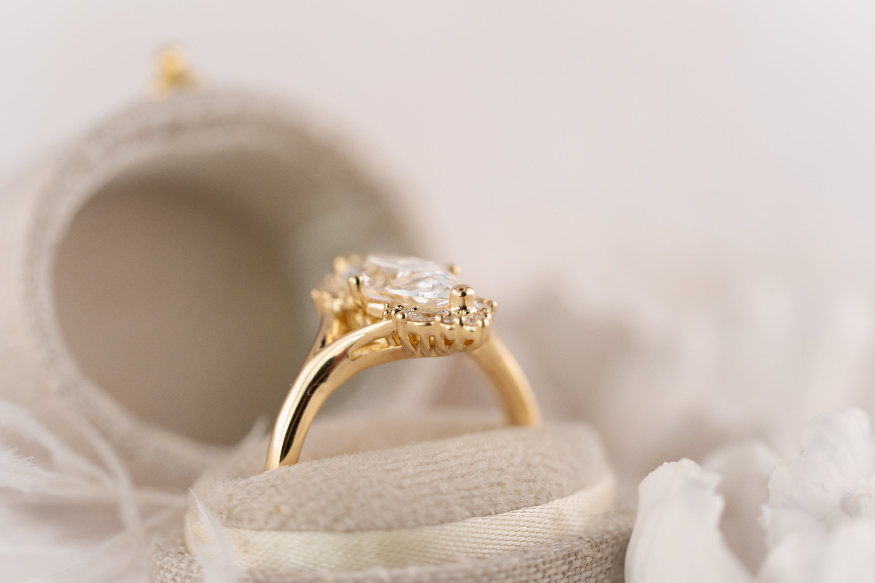 The Everlight Ring | 2 CT Marquise Diamond - Lavender Creek Gems