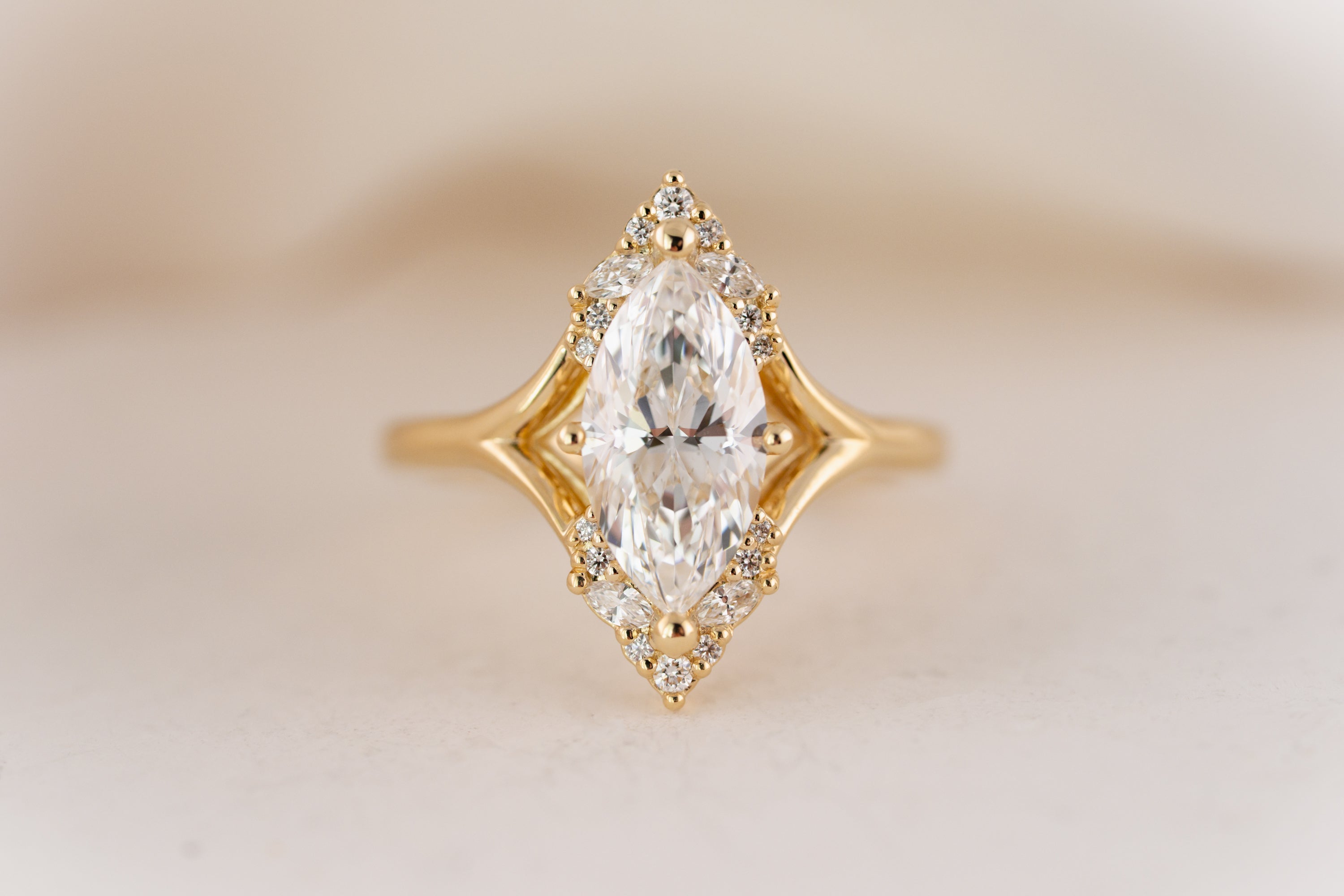 The Everlight Ring | 2 CT Marquise Diamond - Lavender Creek Gems