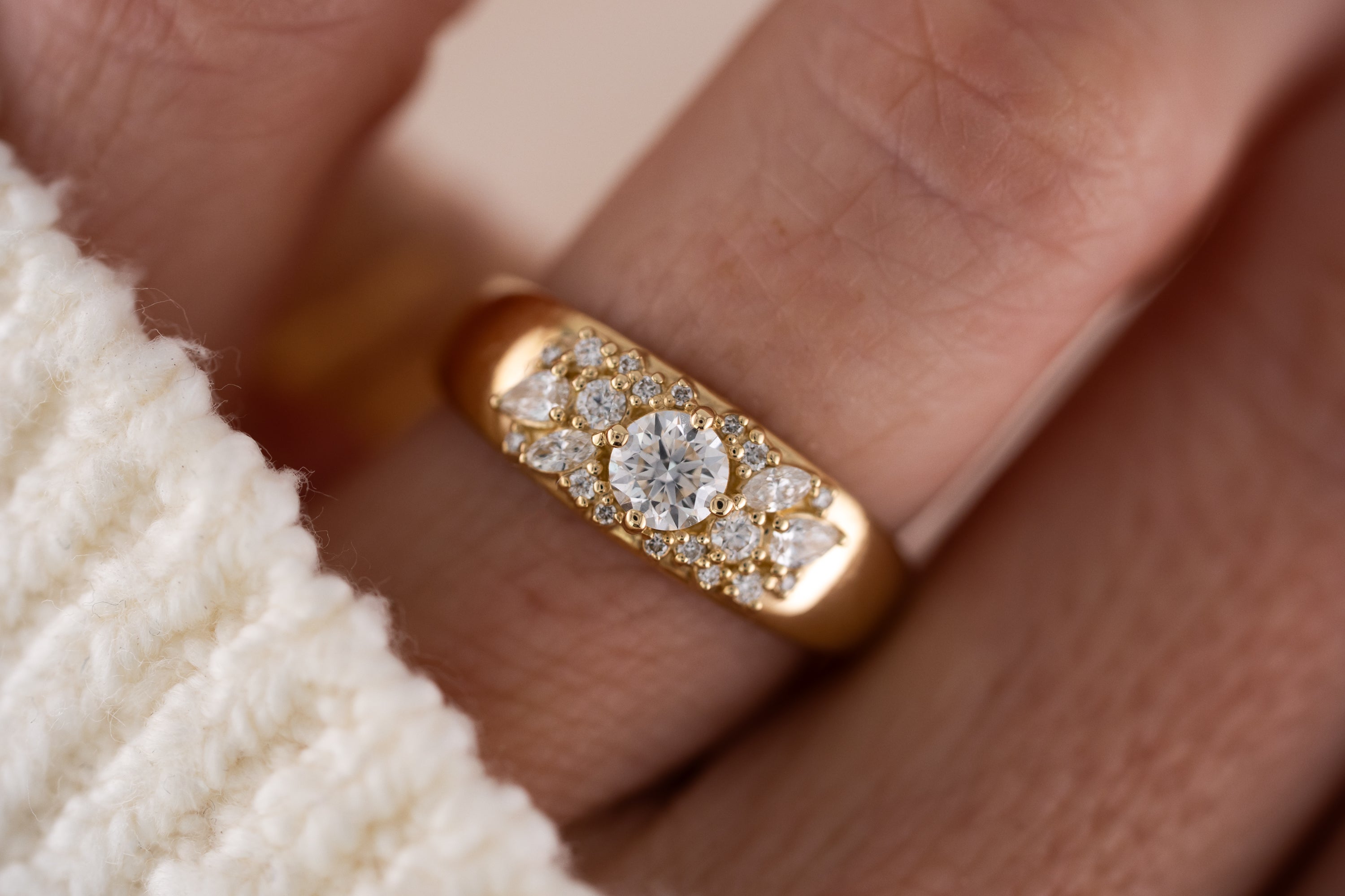 The Diamond Bejeweled Ring
