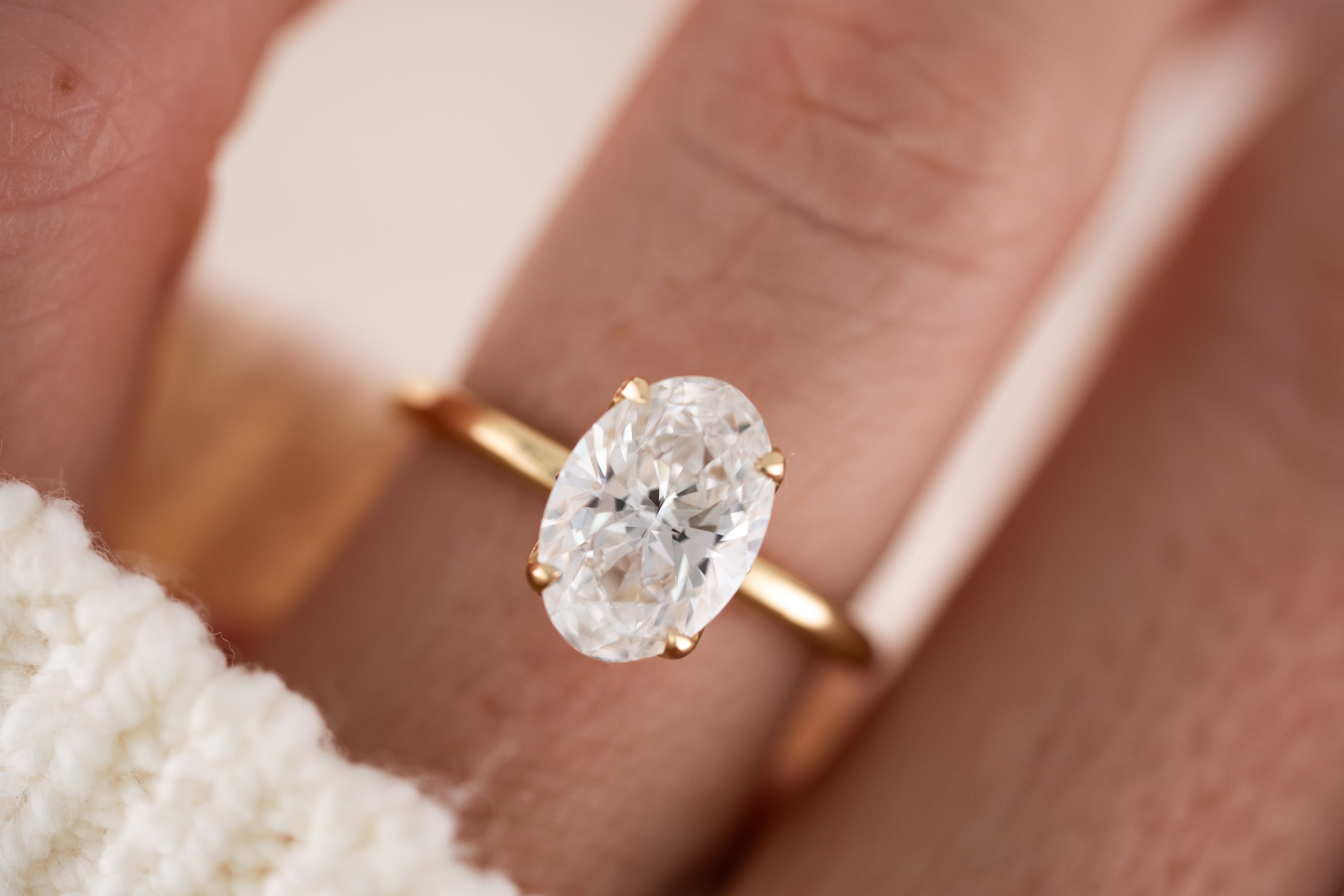 The Secret Garden Ring | 2.5 CT Oval Diamond - Lavender Creek Gems